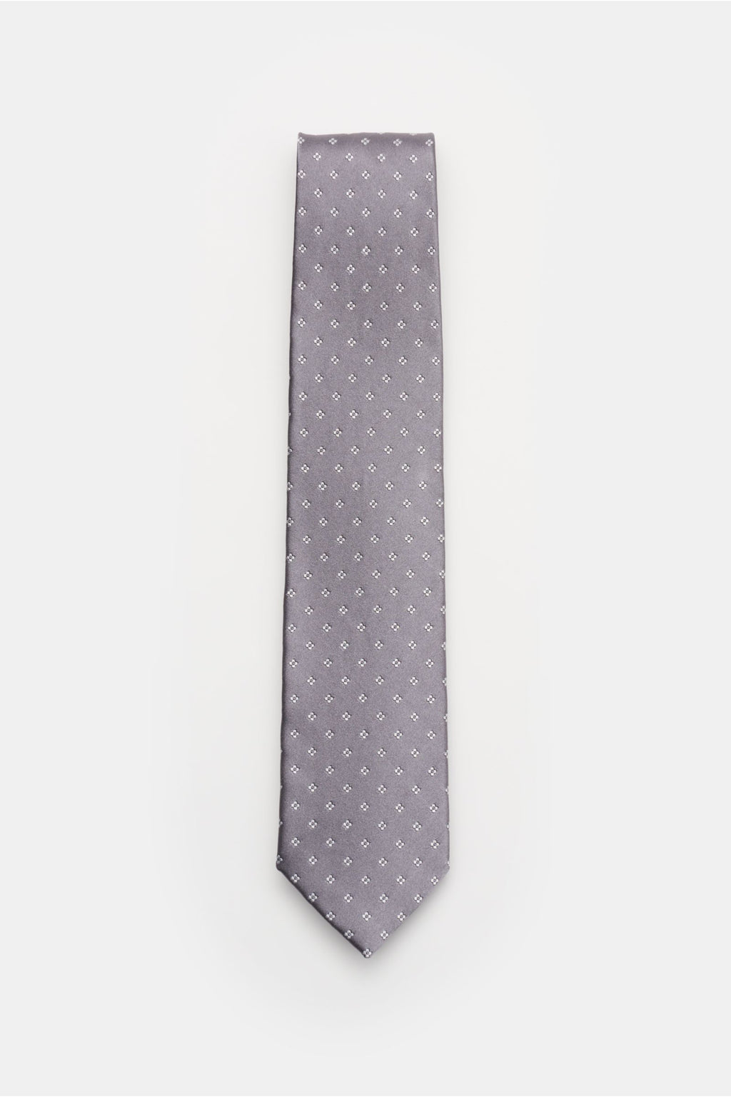 Bigi Silk tie 'Senna' /light - Grey
