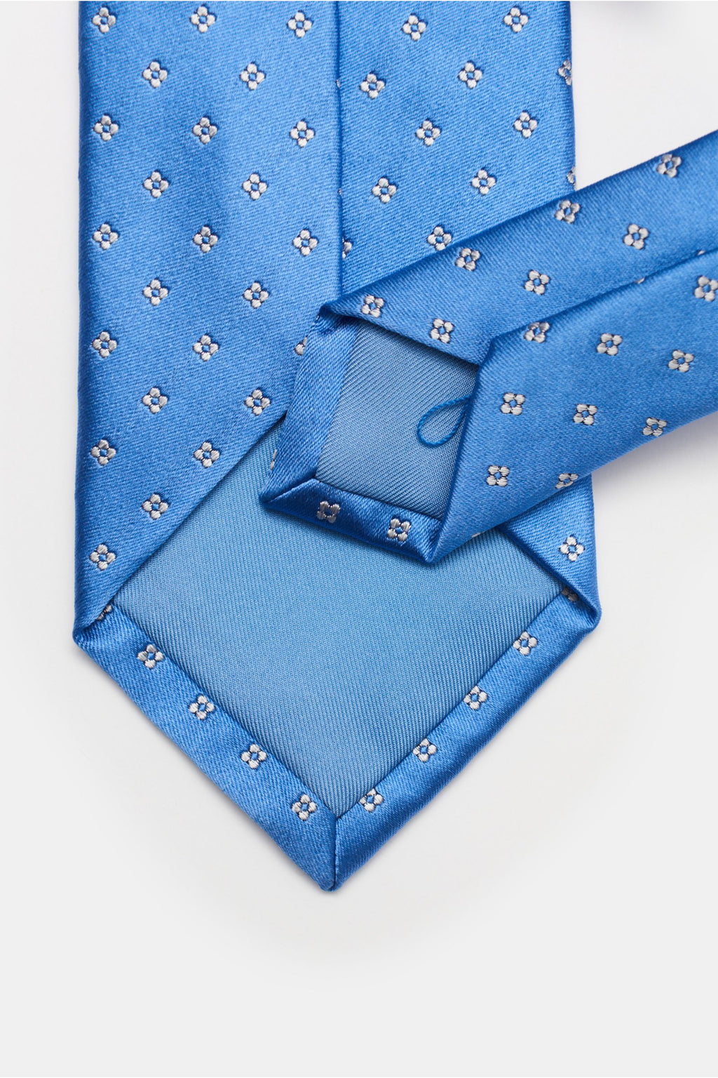 Bigi Silk tie 'Senna' /light - Blue