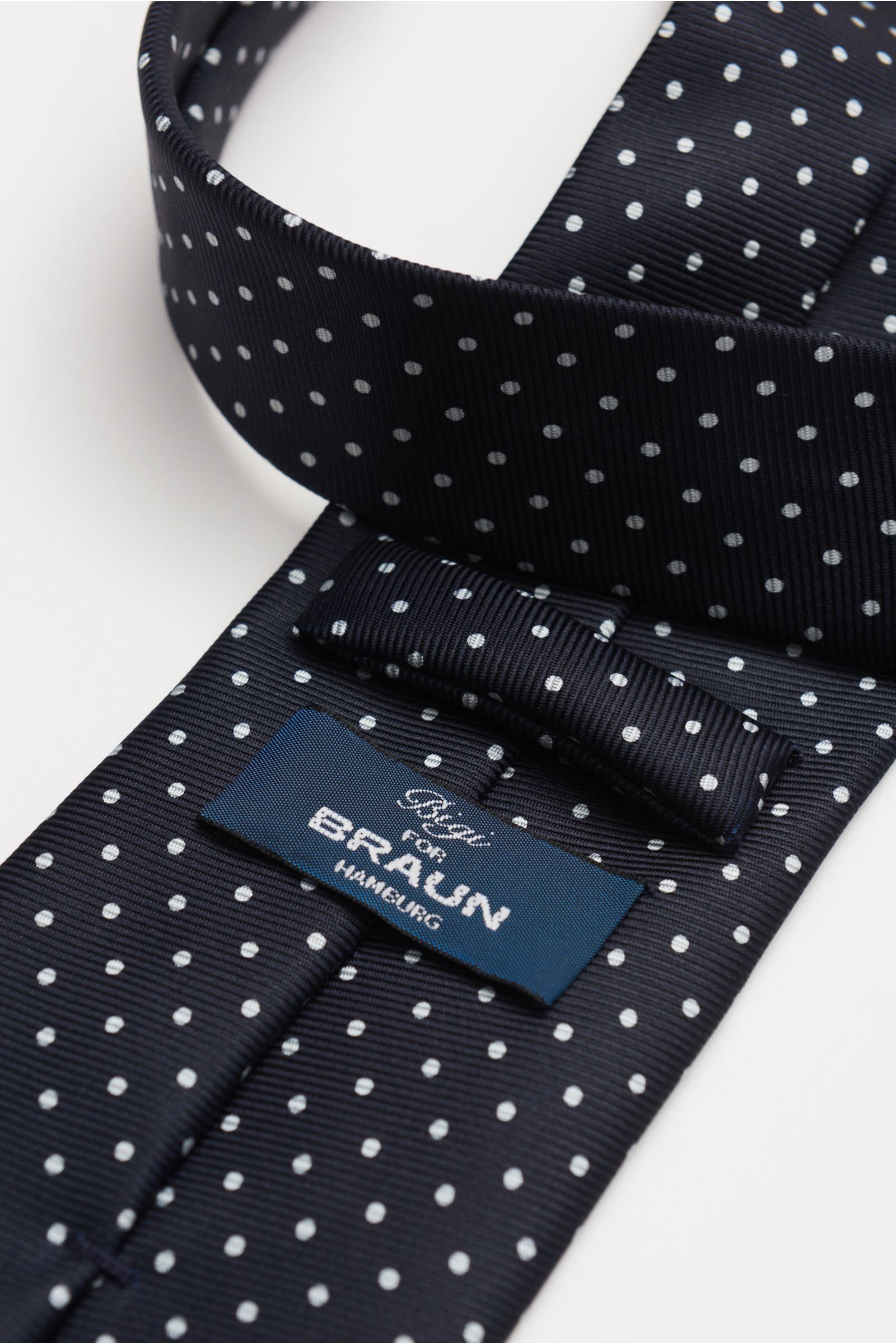 Bigi Silk tie 'Cile' - Black