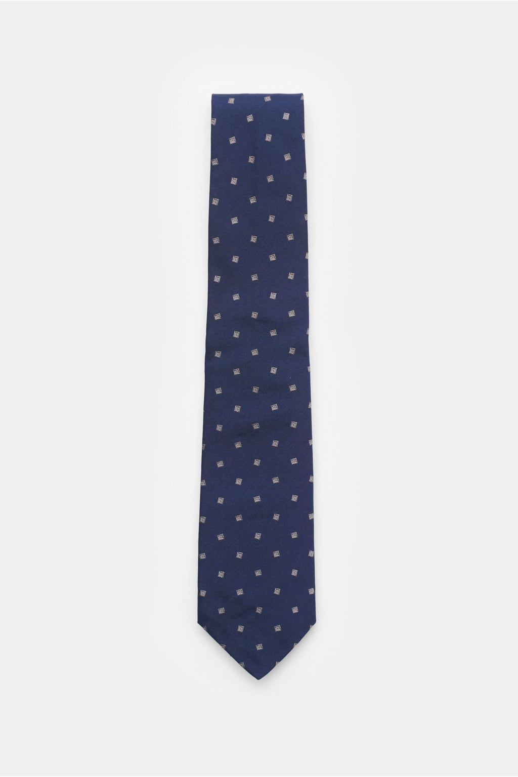 Borrelli Silk tie navy/e - Navy
