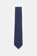 Borrelli Silk tie navy/e - Navy