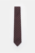 Borrelli Silk tie ar - Smoky blue