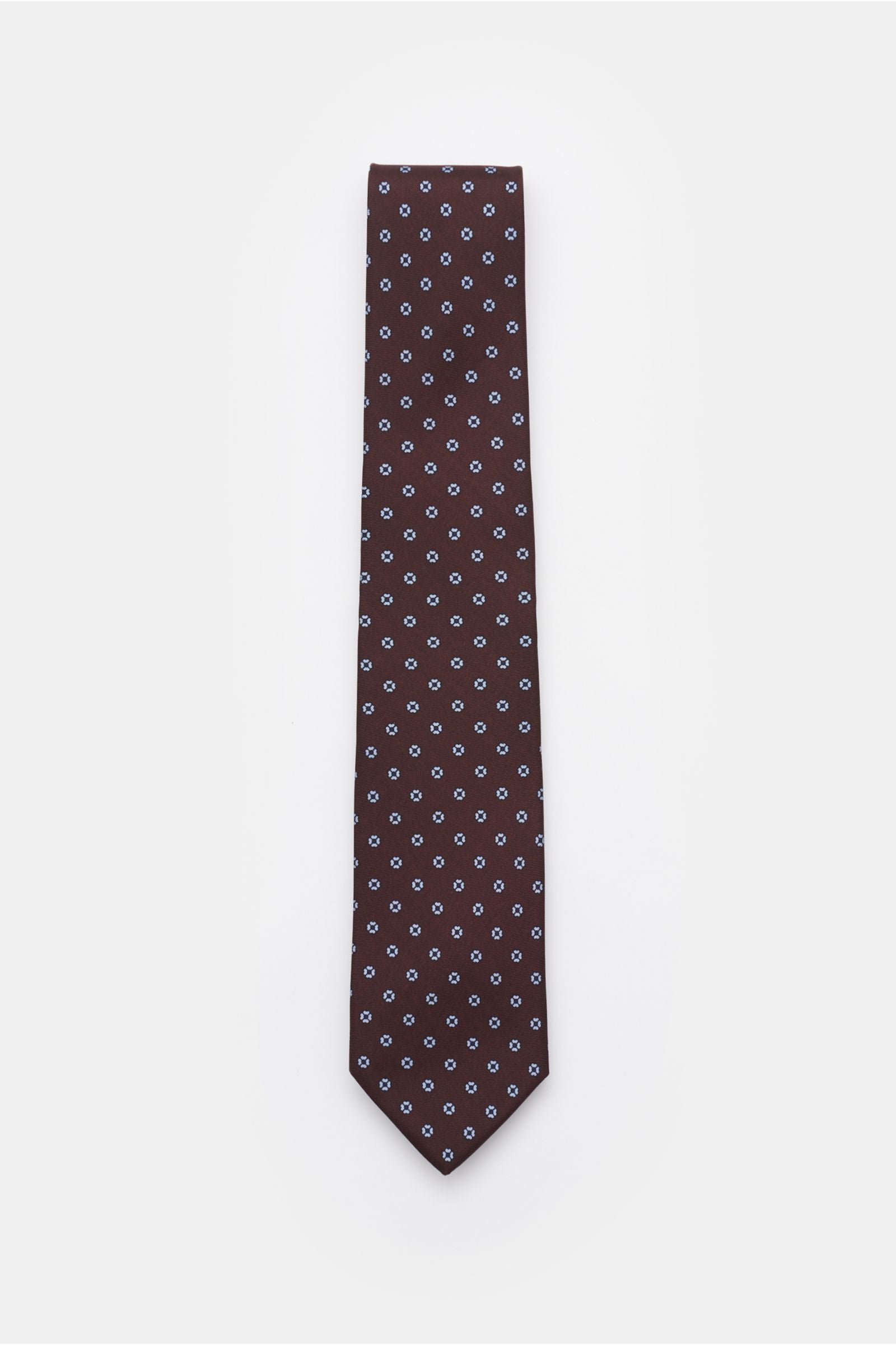 Borrelli Silk tie ar - Smoky blue