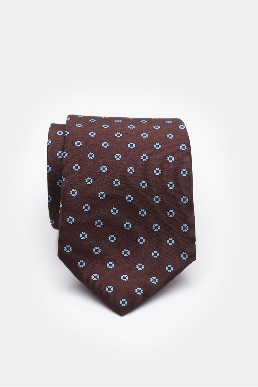 Borrelli Silk tie ar - Smoky blue