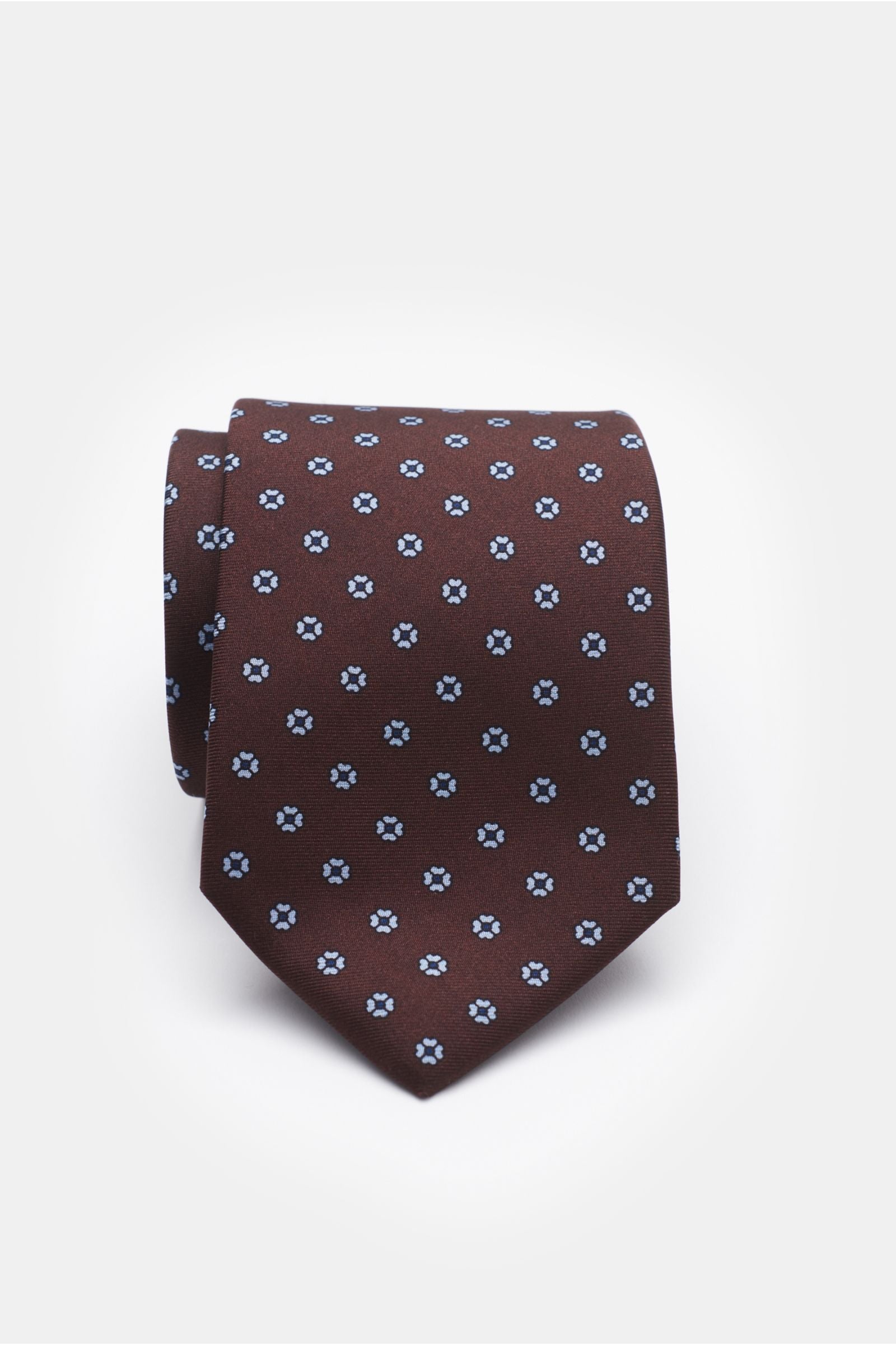 Borrelli Silk tie ar - Smoky blue