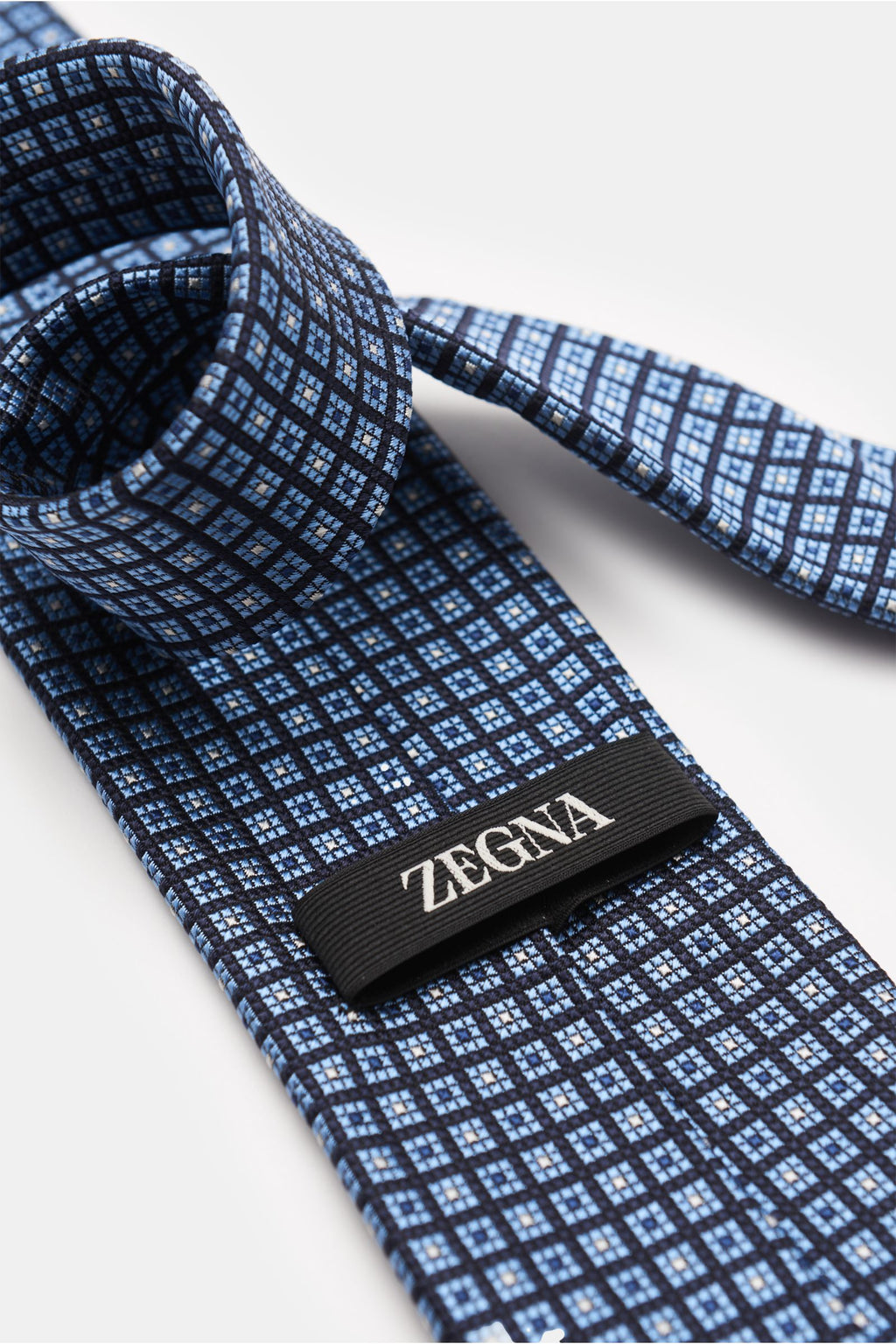 Zegna Silk tie ce - checked 2