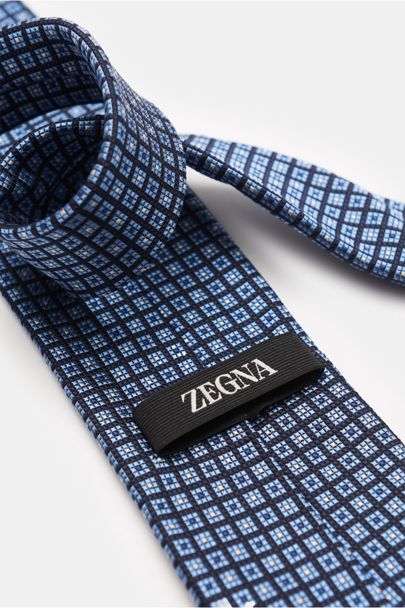 Zegna Silk tie ce - checked 2