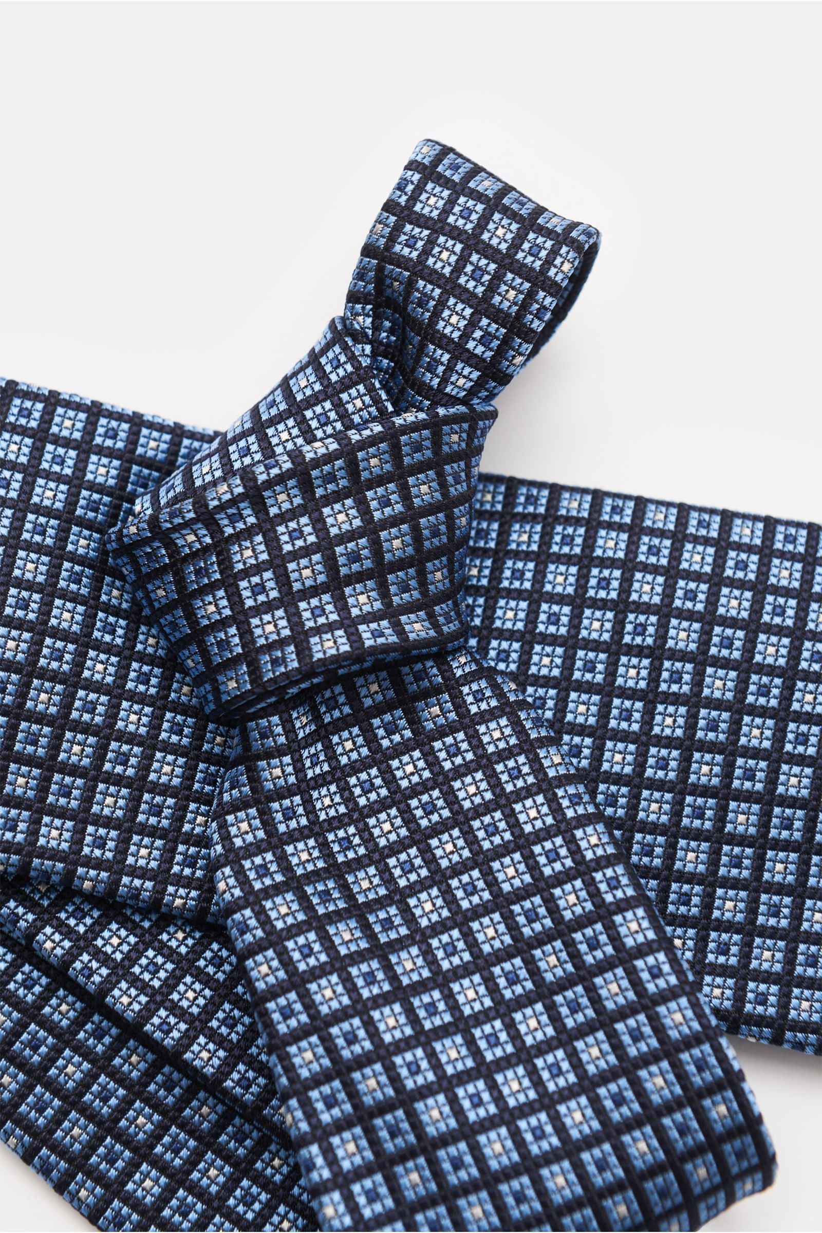 Zegna Silk tie ce - checked 2