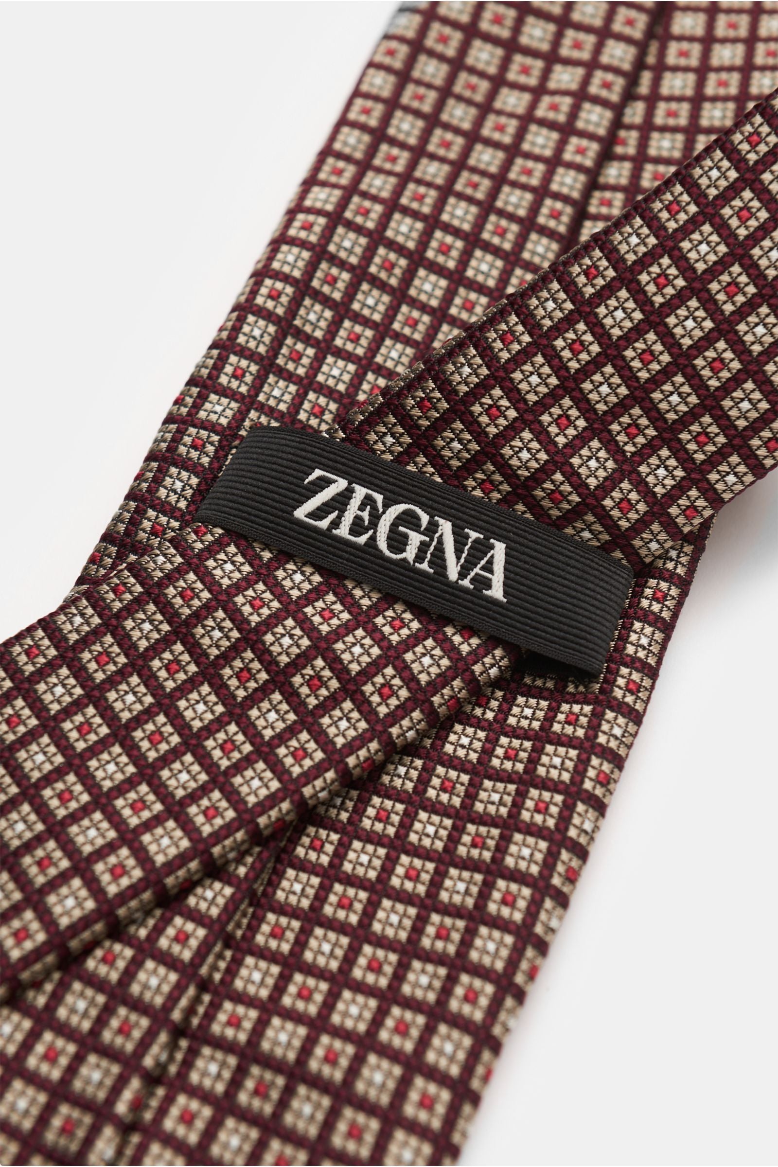 Zegna Silk tie ce - checked