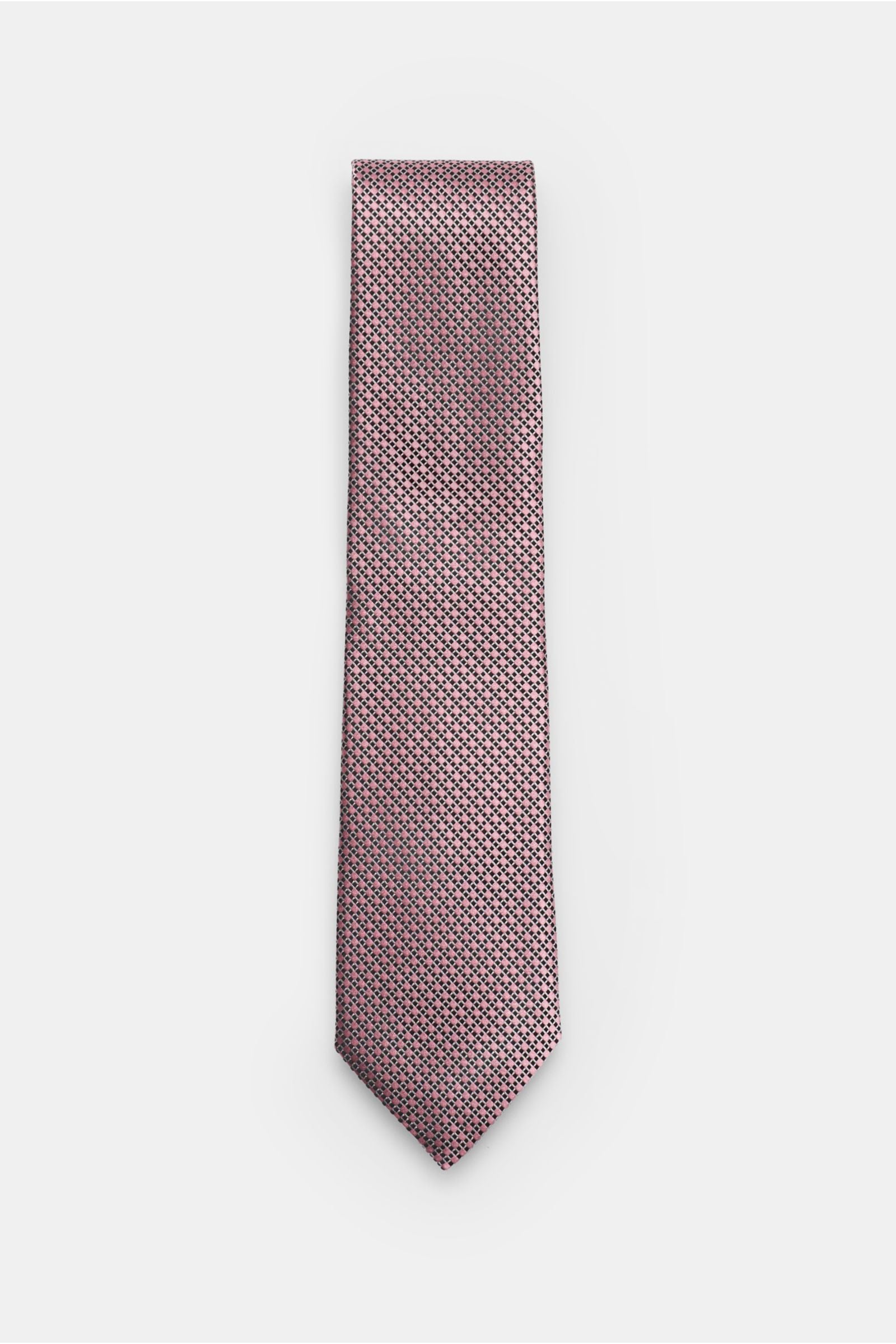 Zegna Silk tie - grey patterned 2