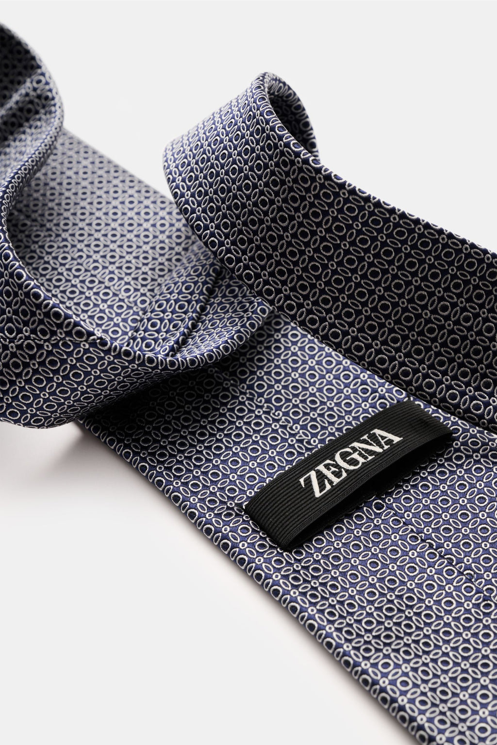 Zegna Silk tie /te - Navy