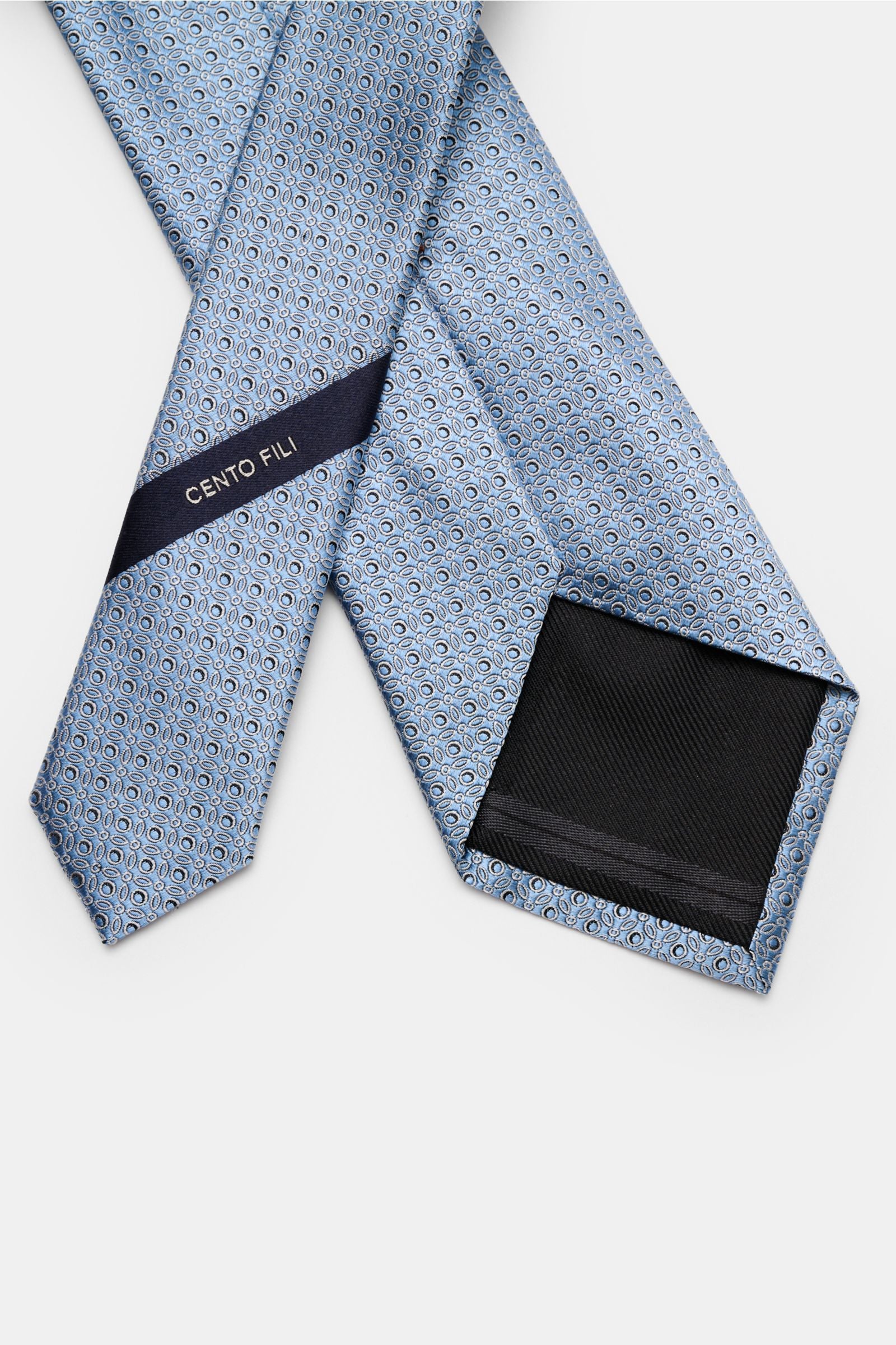 Zegna Silk tie /te - Smoky blue
