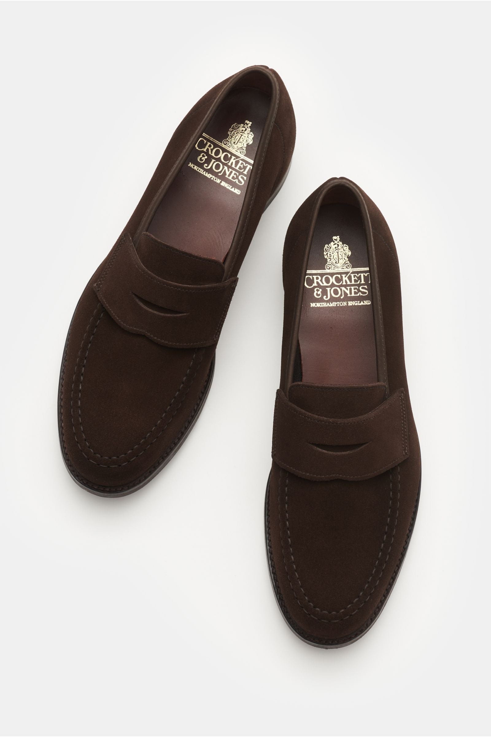 Crockett & Jones Penny loafers 'Harvard' - dark brown