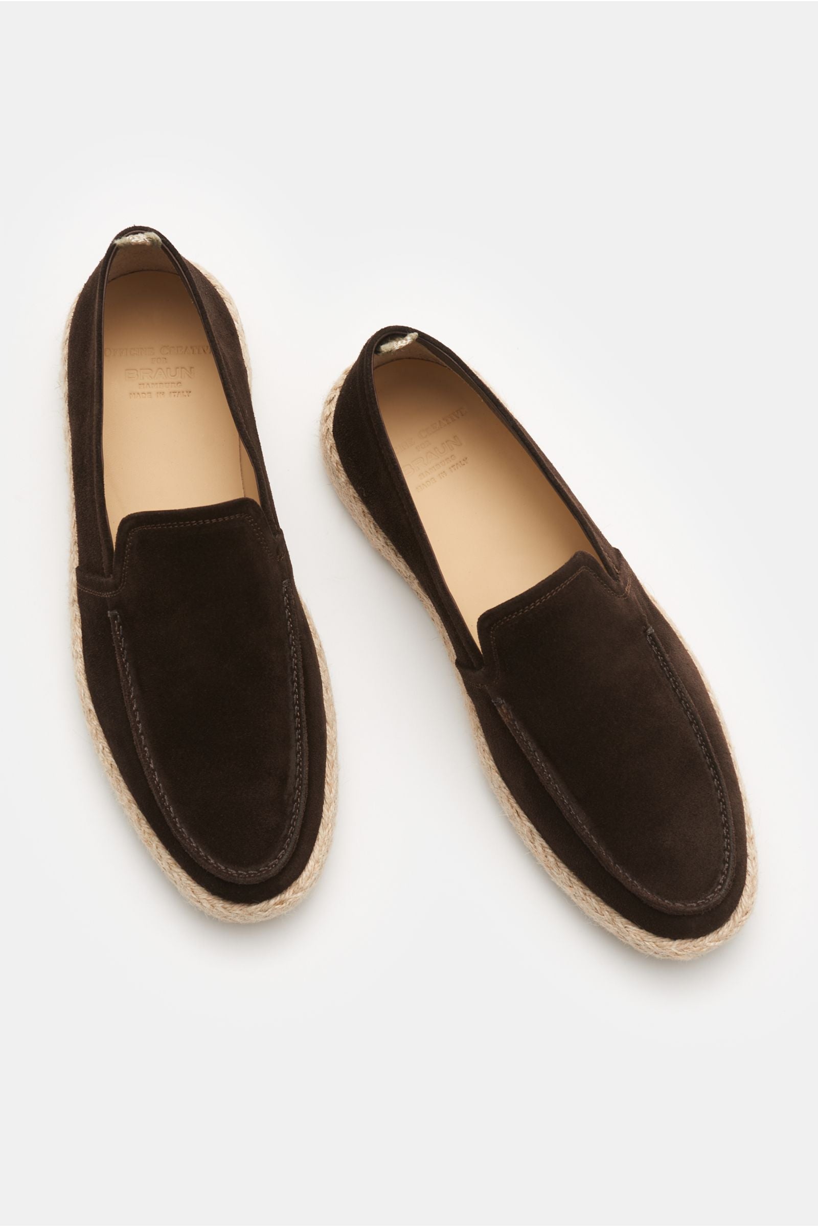 Officine Creative Loafers 'Roped 004' - dark brown