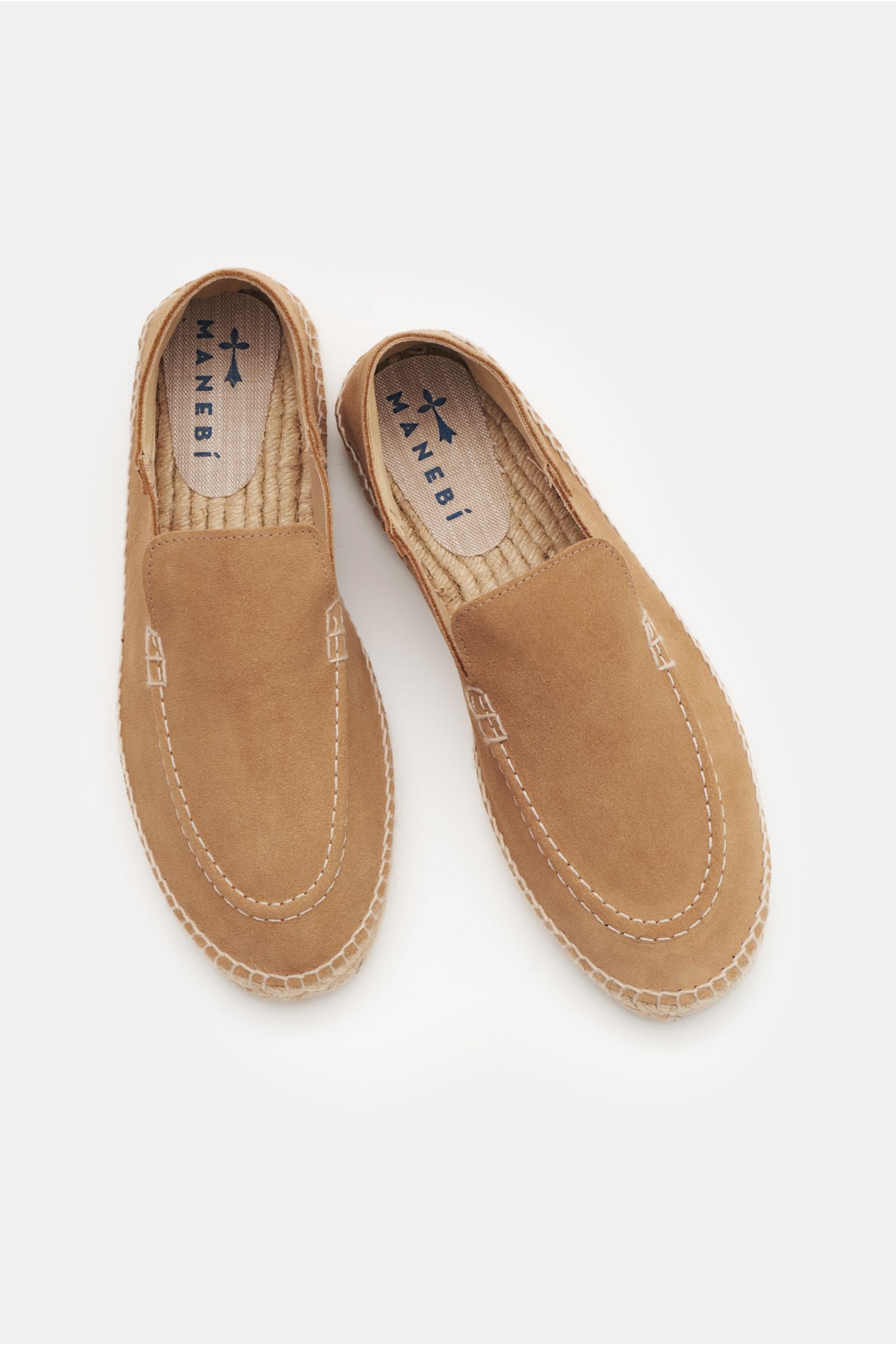 Manebí Espadrilles 'Suede Traveler Loafers' - Sand