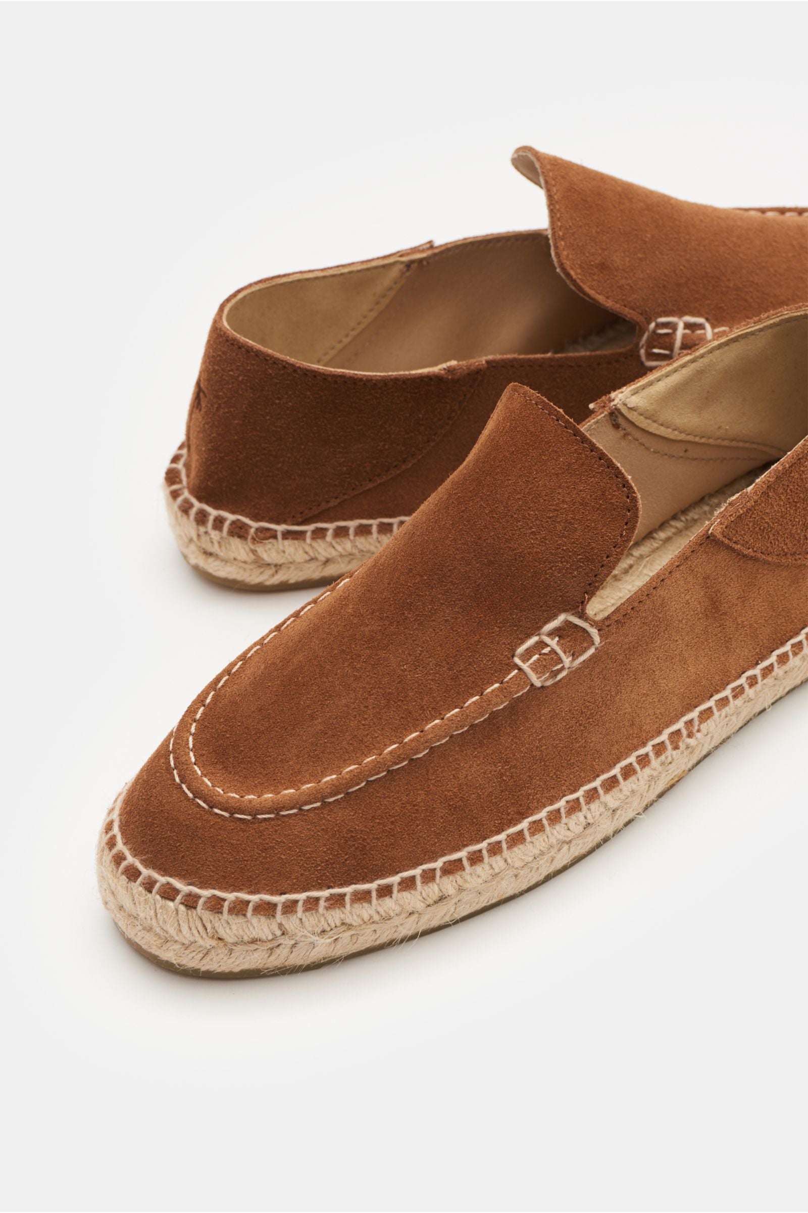 Manebí Espadrilles 'Suede Traveler Loafers' - Light brown