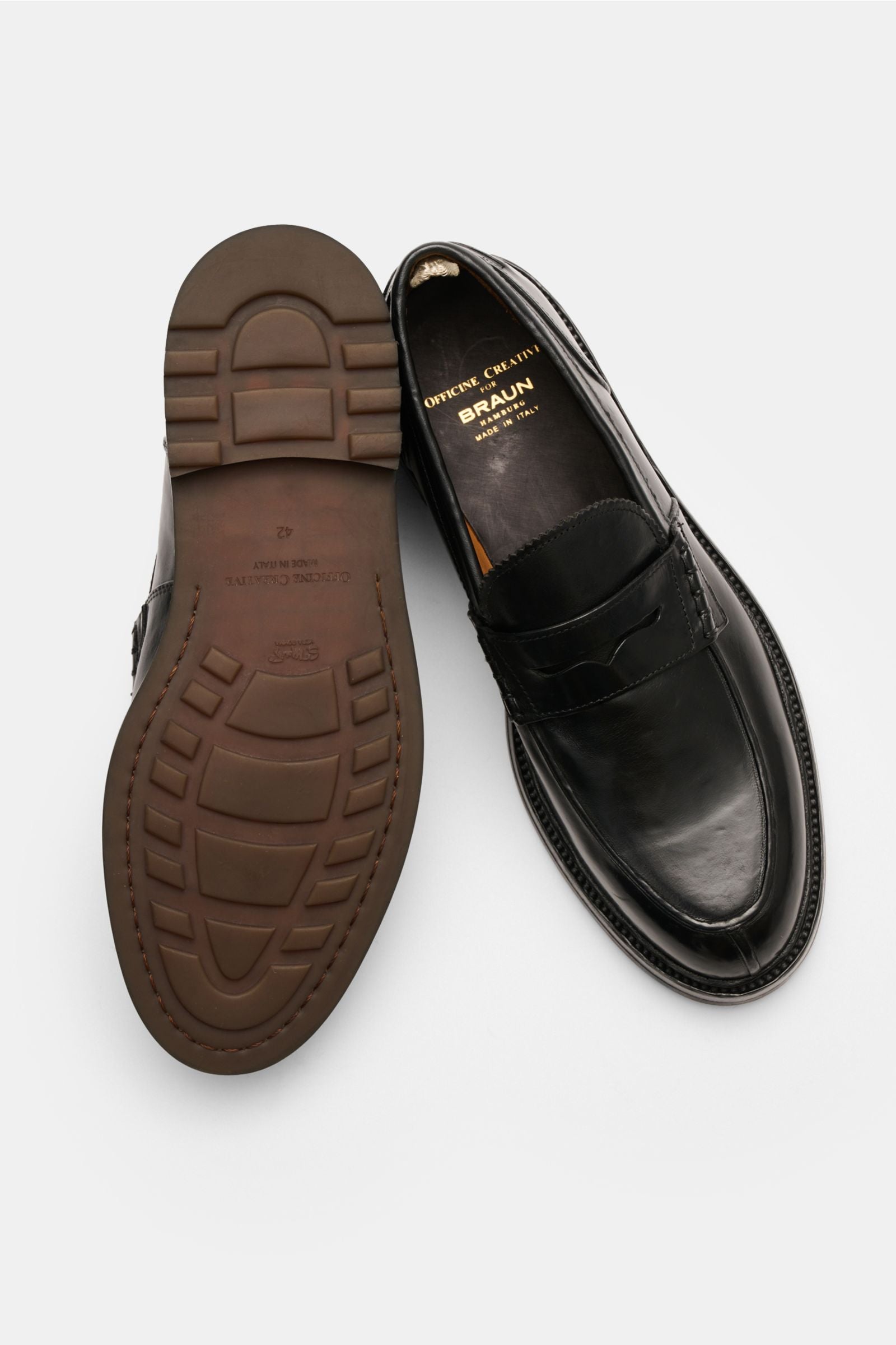 Officine Creative Penny loafers 'Sax Flexi 001' - Black