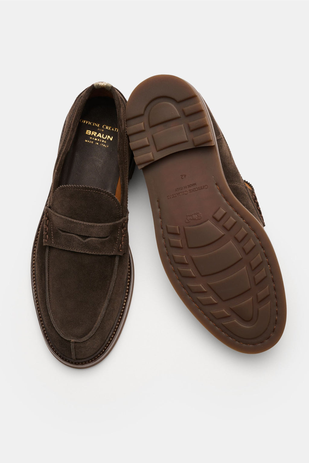 Officine Creative Penny loafers 'Sax Flexi 001' - dark brown