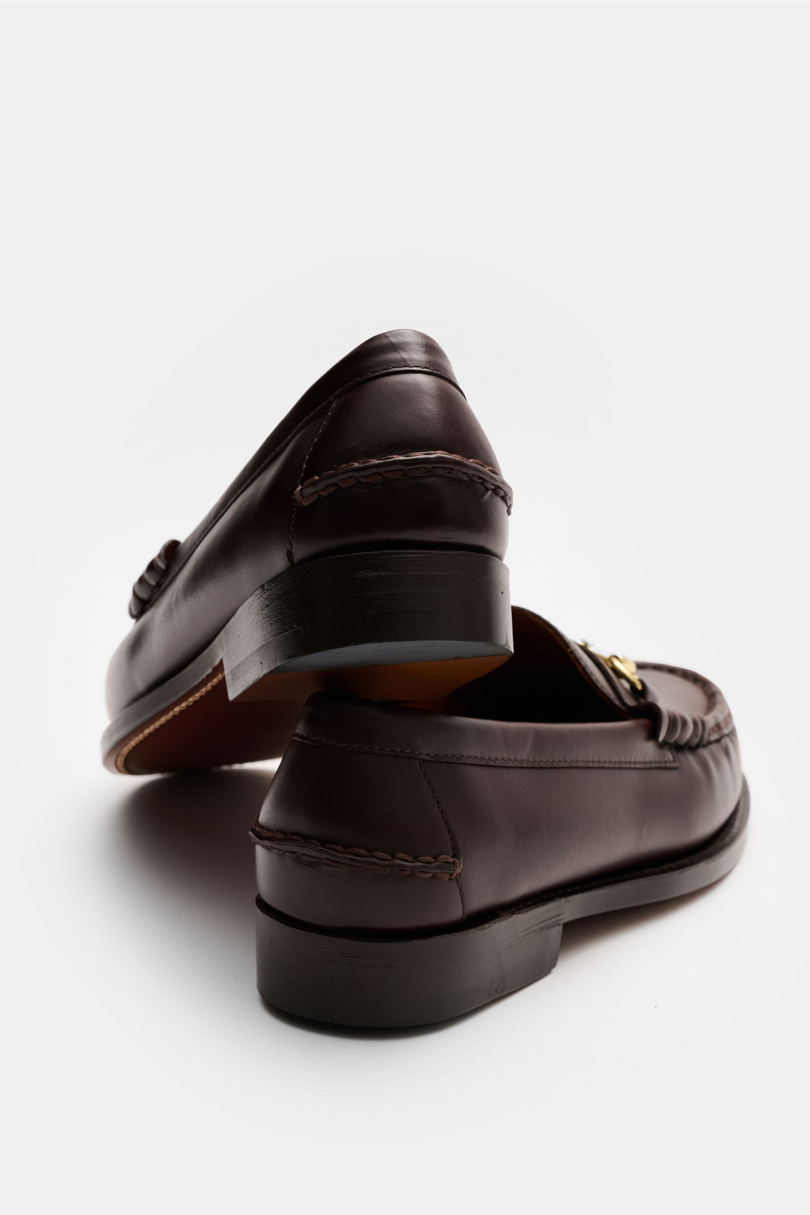 Sebago Horse bit loafers 'Joe fashion' - red brown