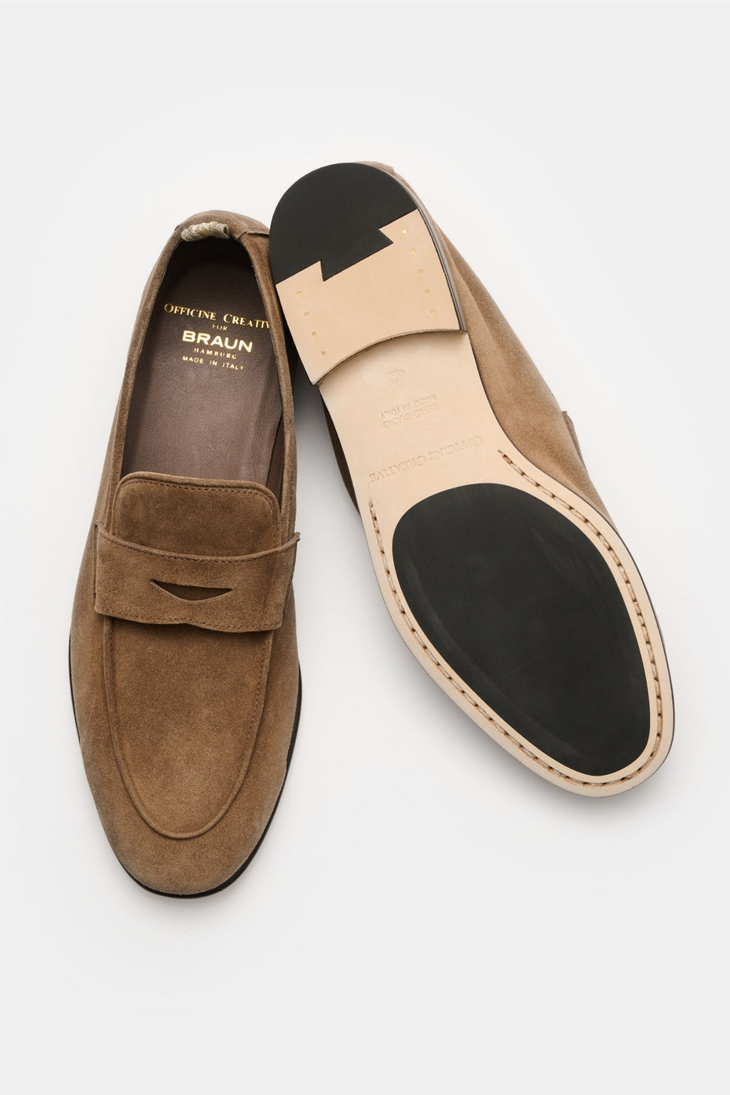 Officine Creative Penny loafers 'Oliver' - brown