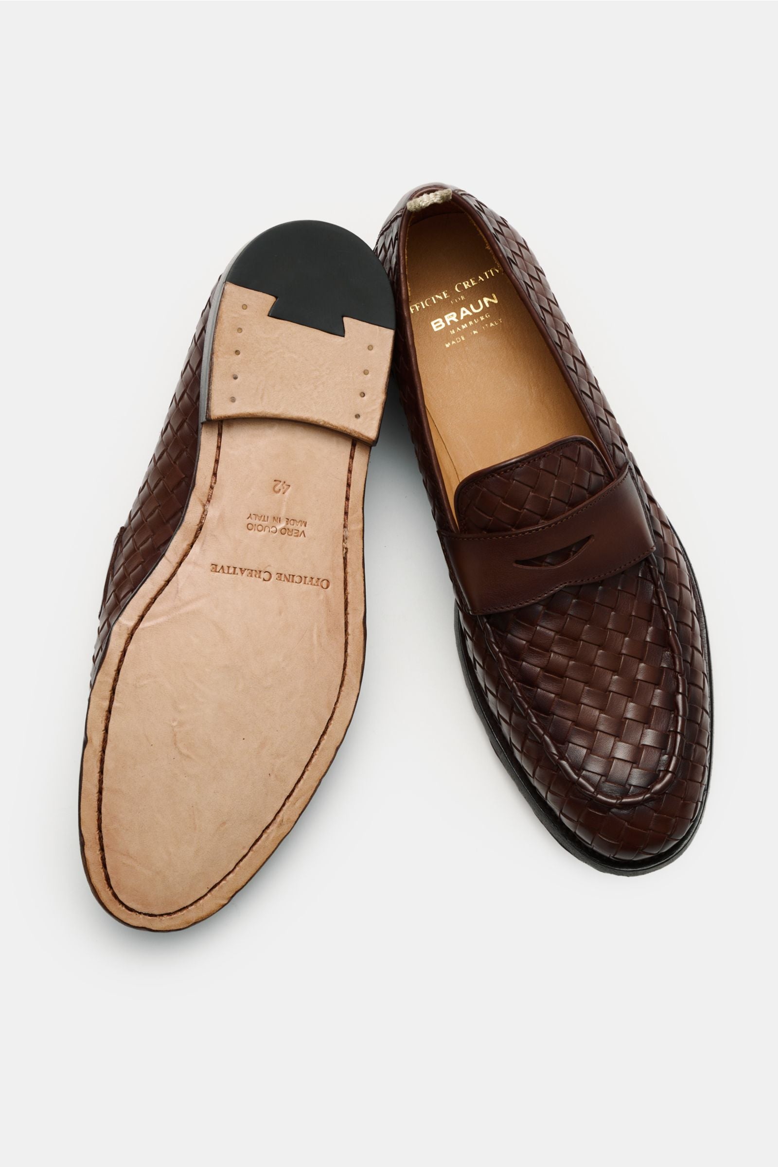 Officine Creative Penny loafers 'Opera' - Brown