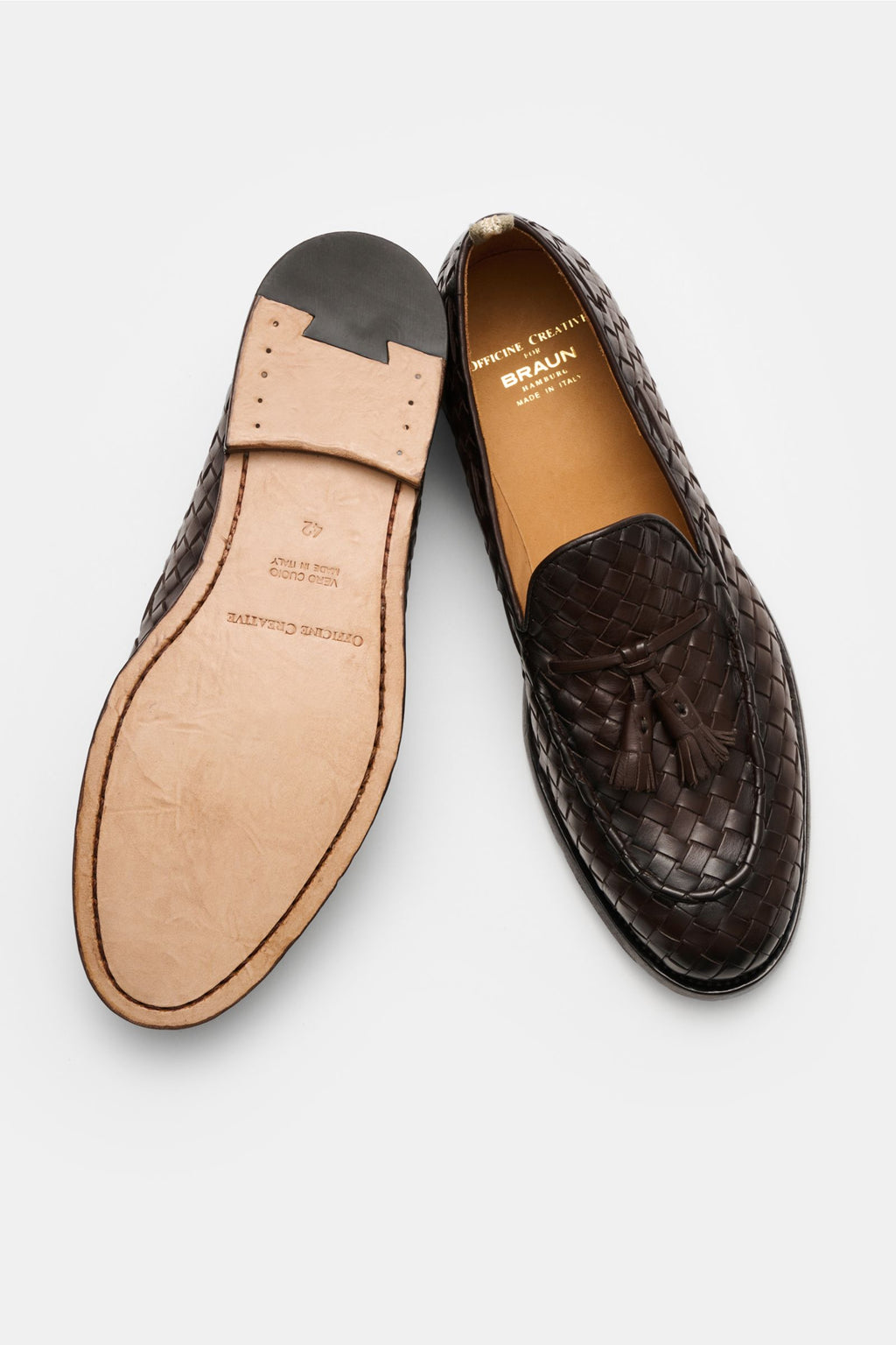 Officine Creative Tassel loafers 'Opera' - dark brown 2