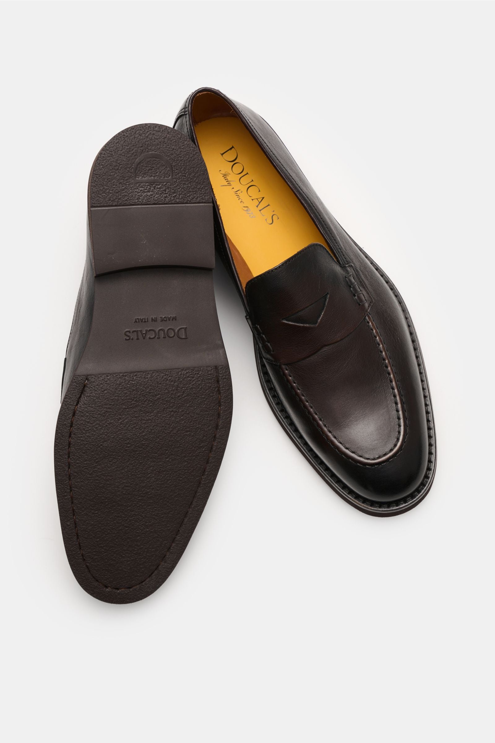 Doucal's Penny loafers 'Triumph' - dark brown
