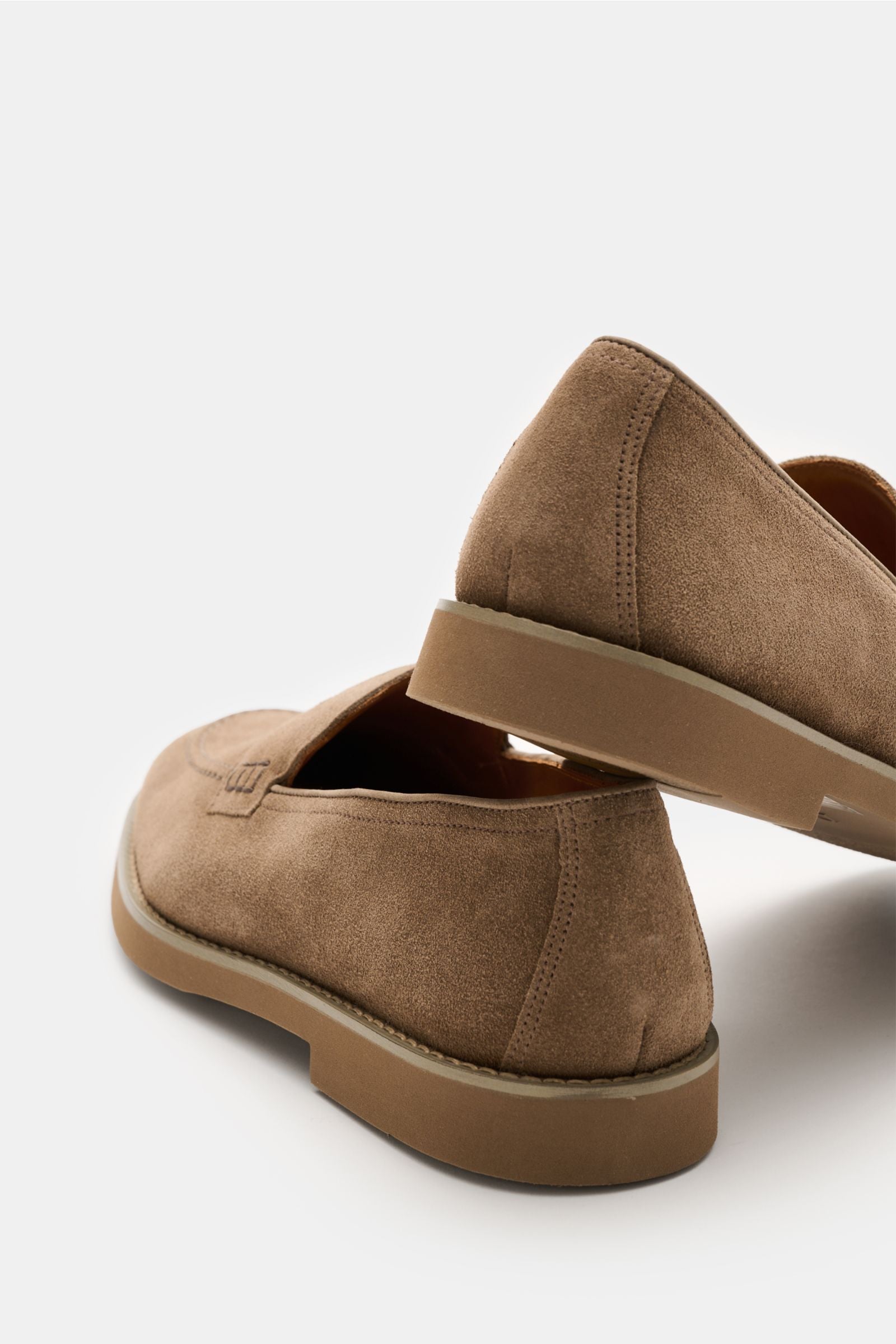 Doucal's Penny loafers 'Visone' - grey brown