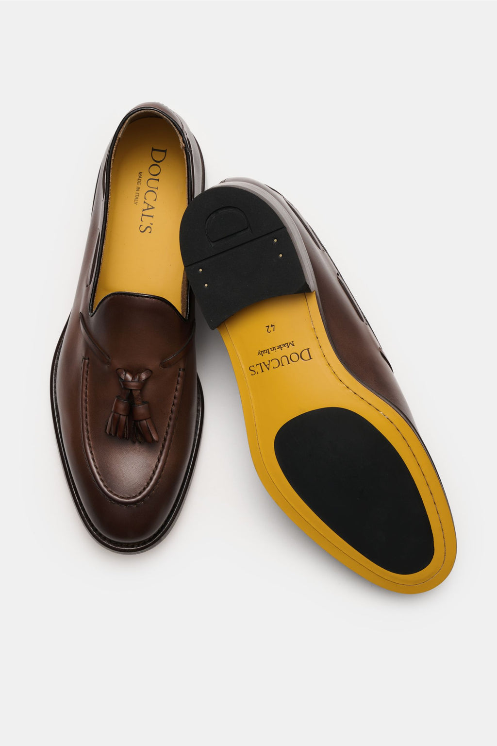 Doucal's Tassel loafers 'Nappato' - brown