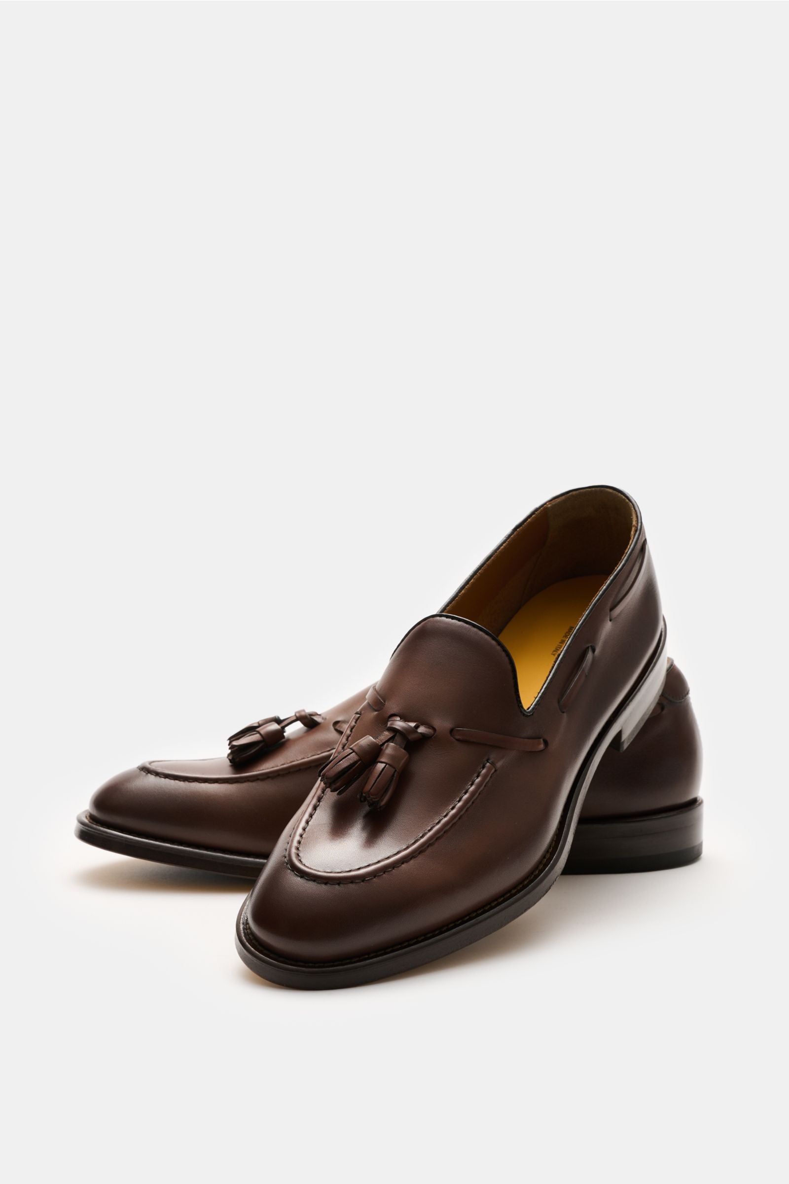 Doucal's Tassel loafers 'Nappato' - brown