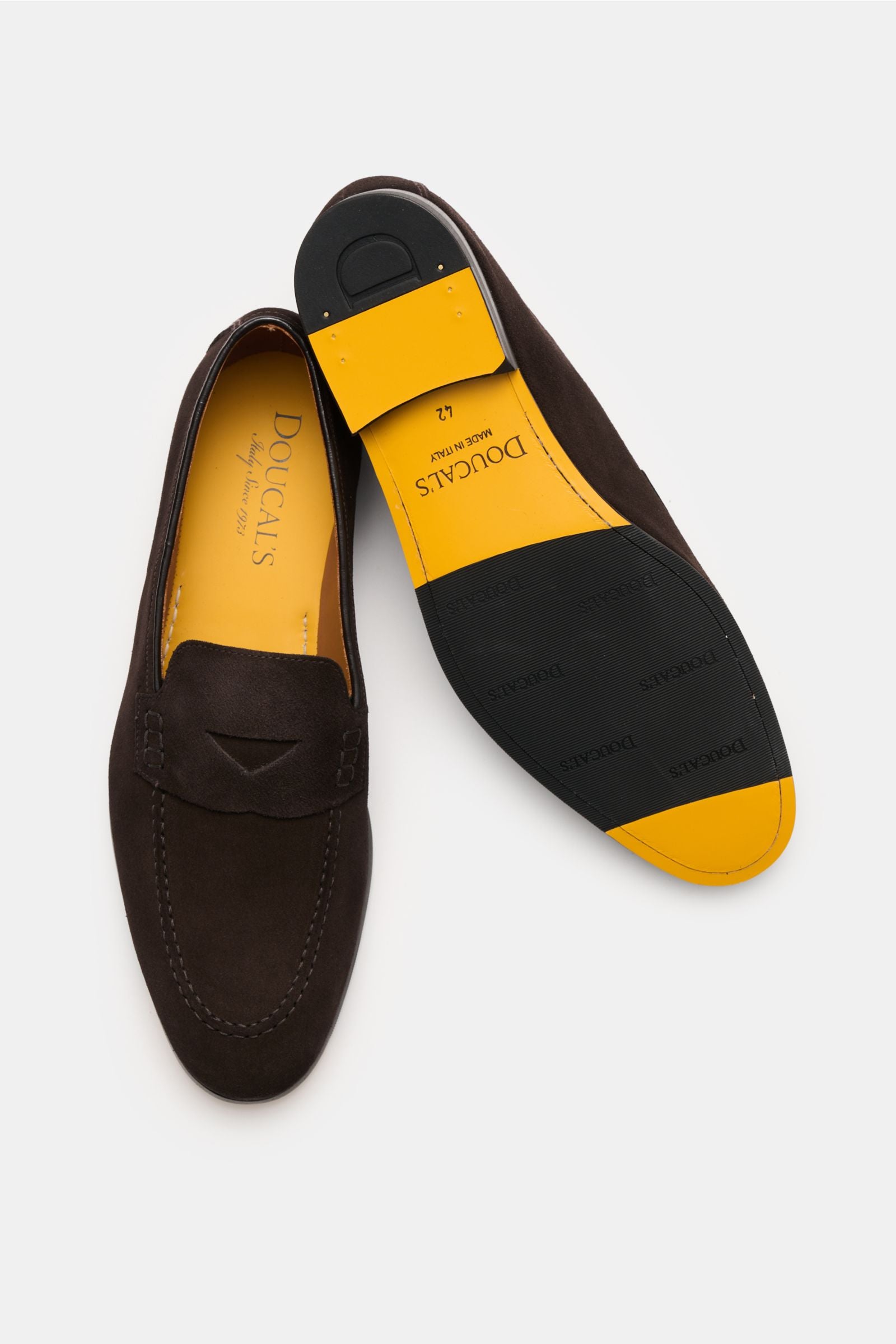 Doucal's Penny loafers 'Visone' - dark brown