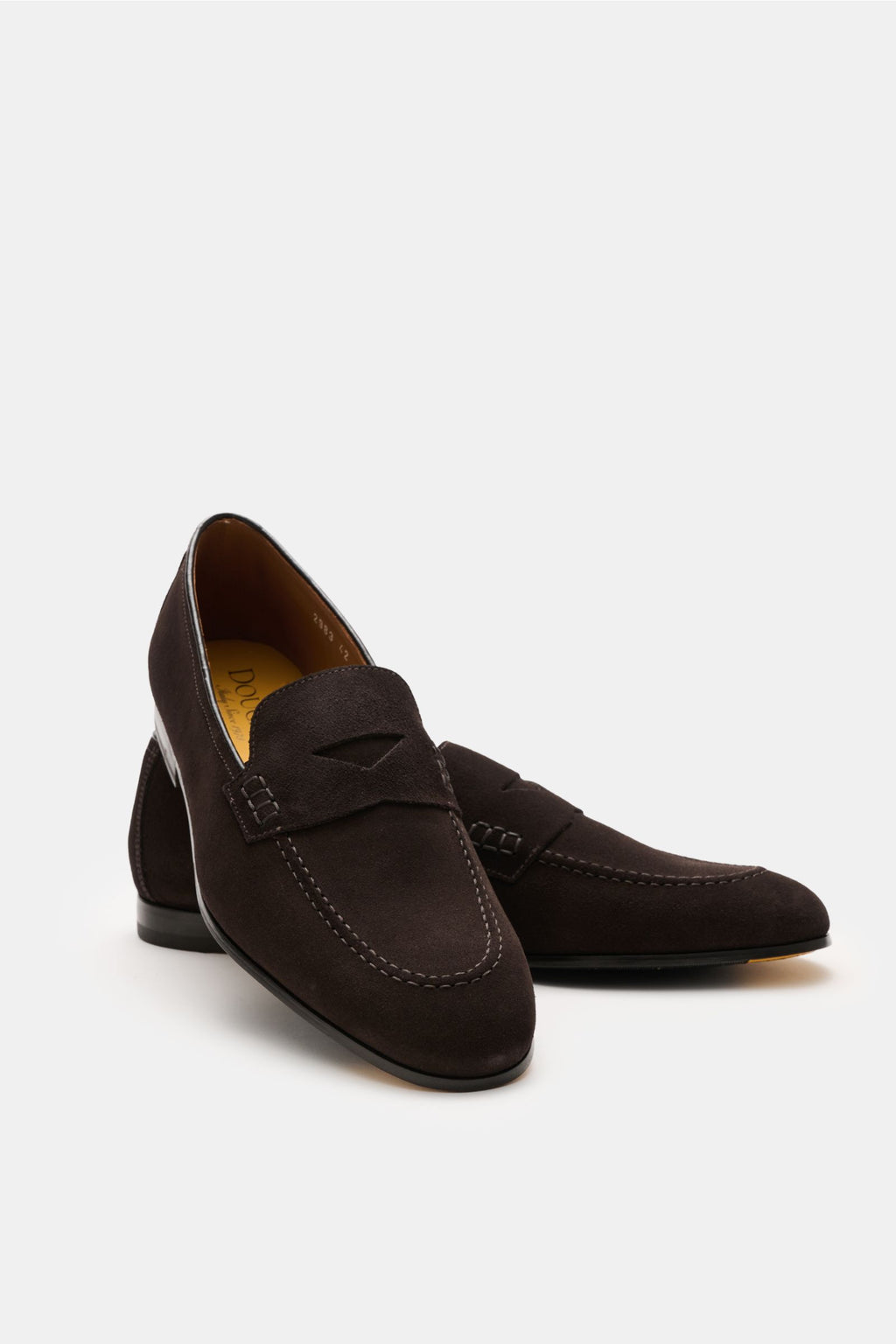 Doucal's Penny loafers 'Visone' - dark brown
