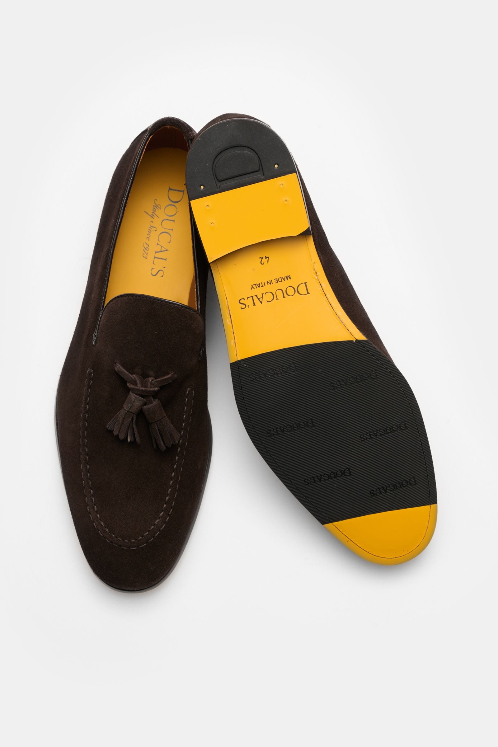 Doucal's Tassel loafers 'Visone' - dark brown