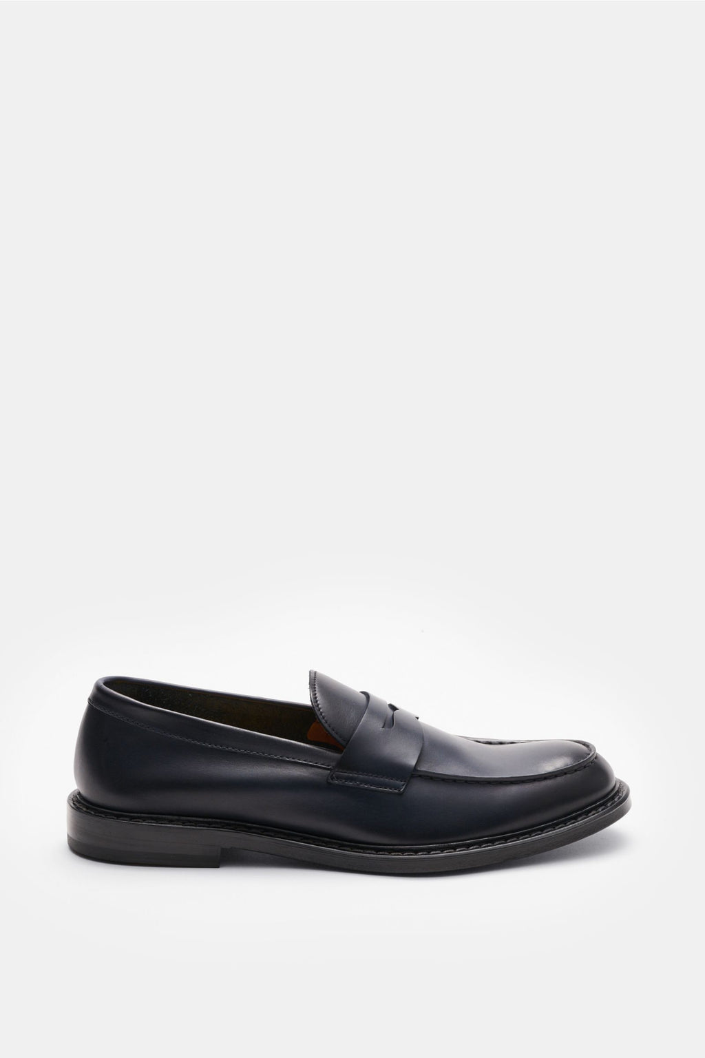 Doucal's Penny loafers 'Nappato' - dark navy