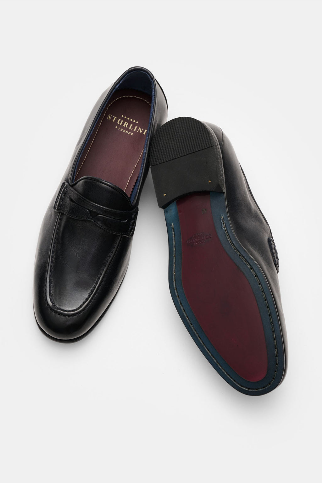 Sturlini Penny loafers 'Bufalo' dark - Dark navy