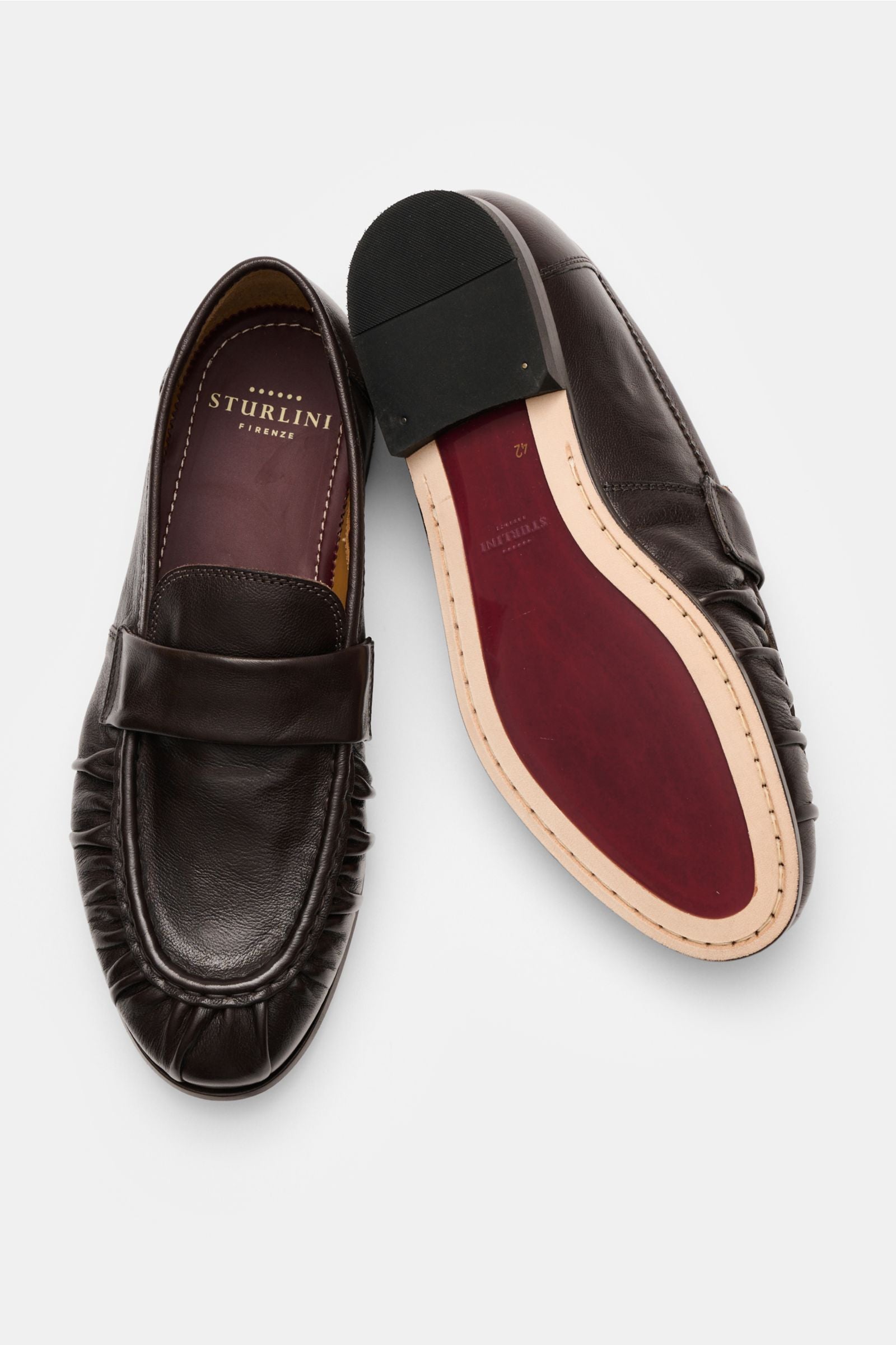 Sturlini Penny loafers 'Salice' - dark brown