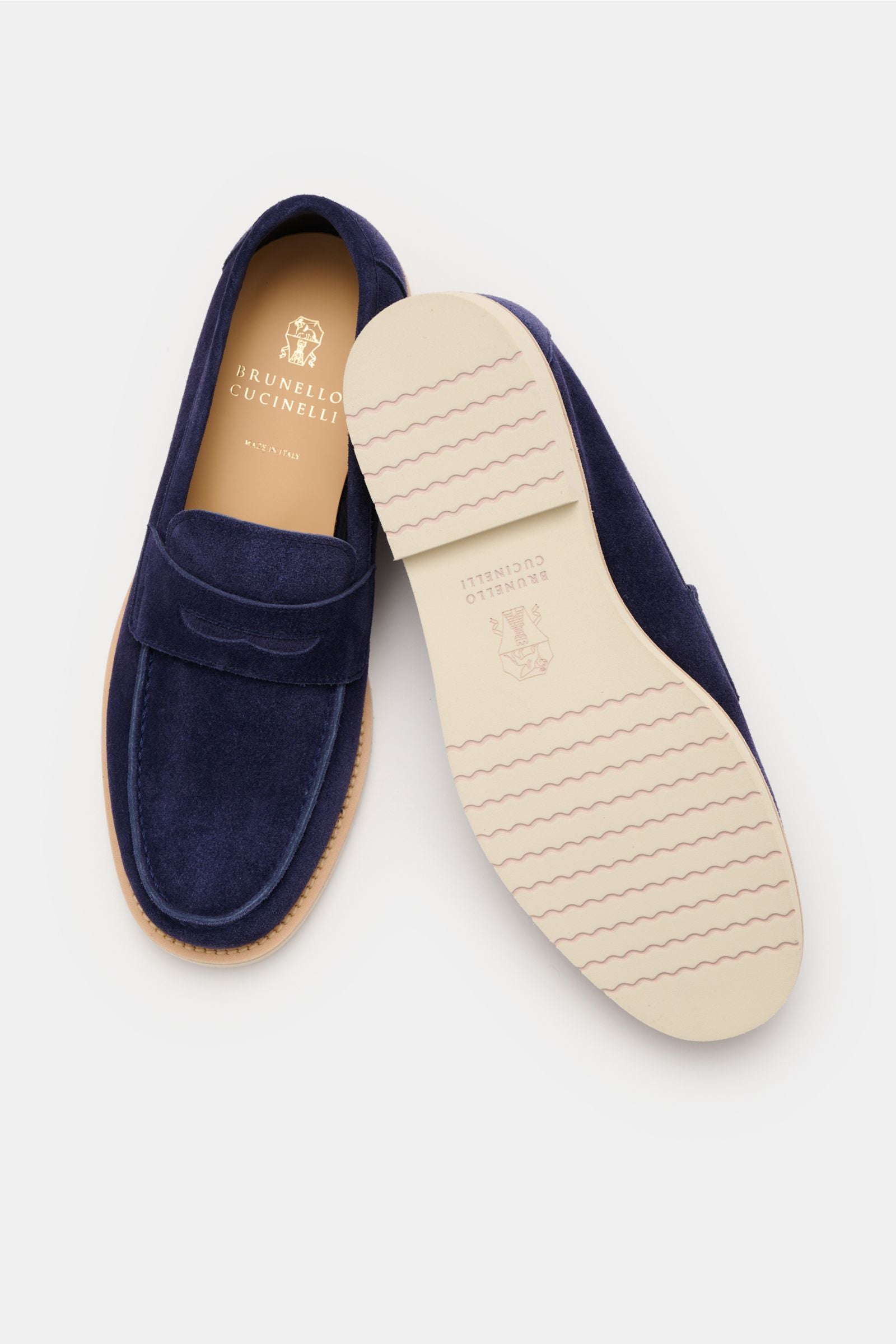 Brunello Cucinelli Penny loafers - Dark blue