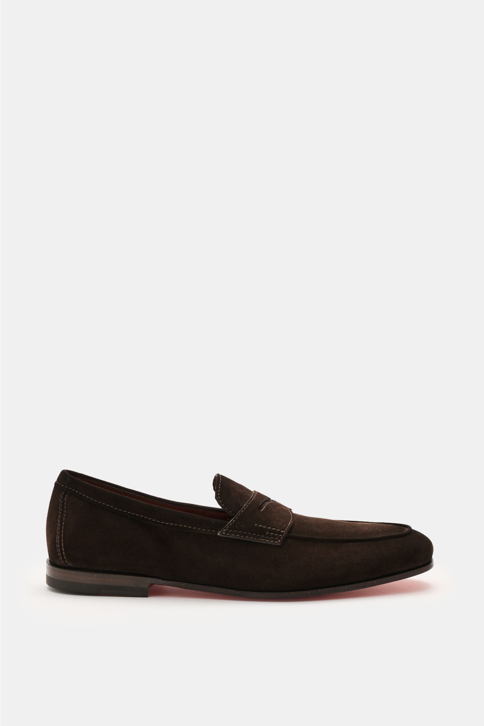 Santoni Penny loafers 'Carlo' - Dark brown