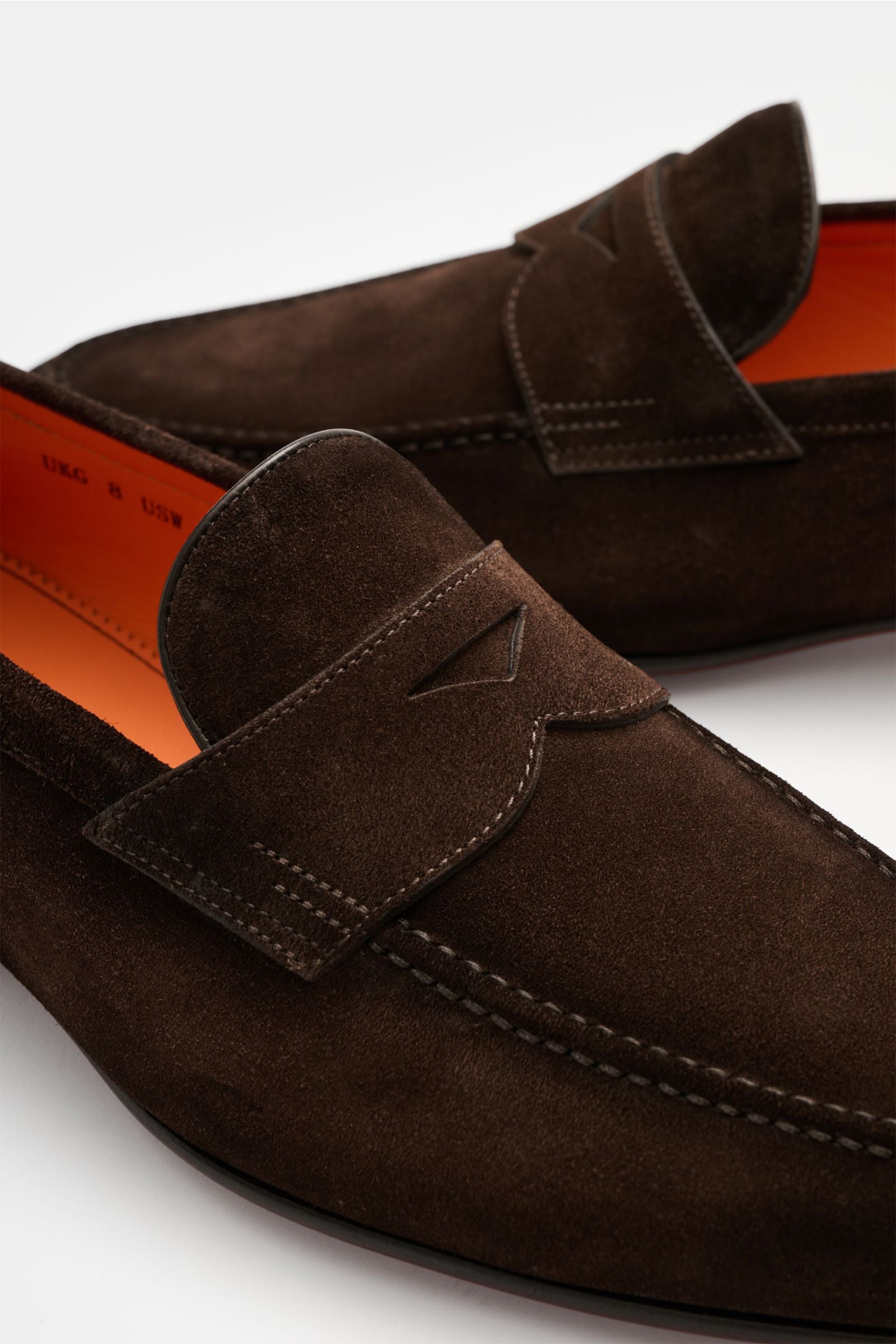 Santoni Penny loafers 'Carlos' - dark brown