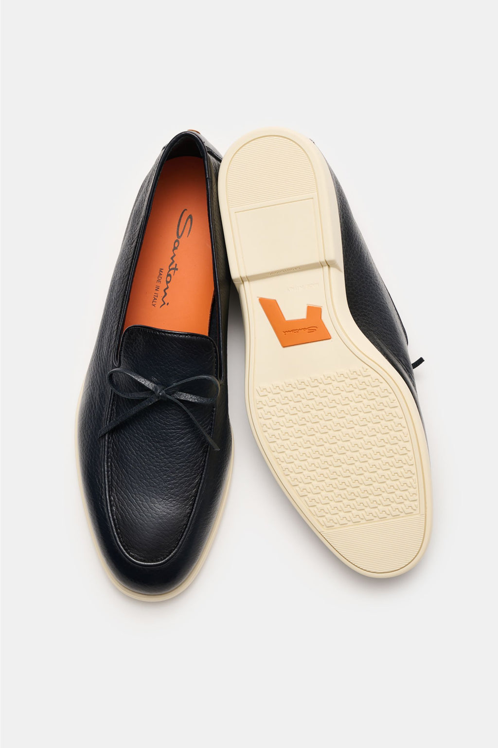 Santoni Loafers 'Malibu' - dark navy