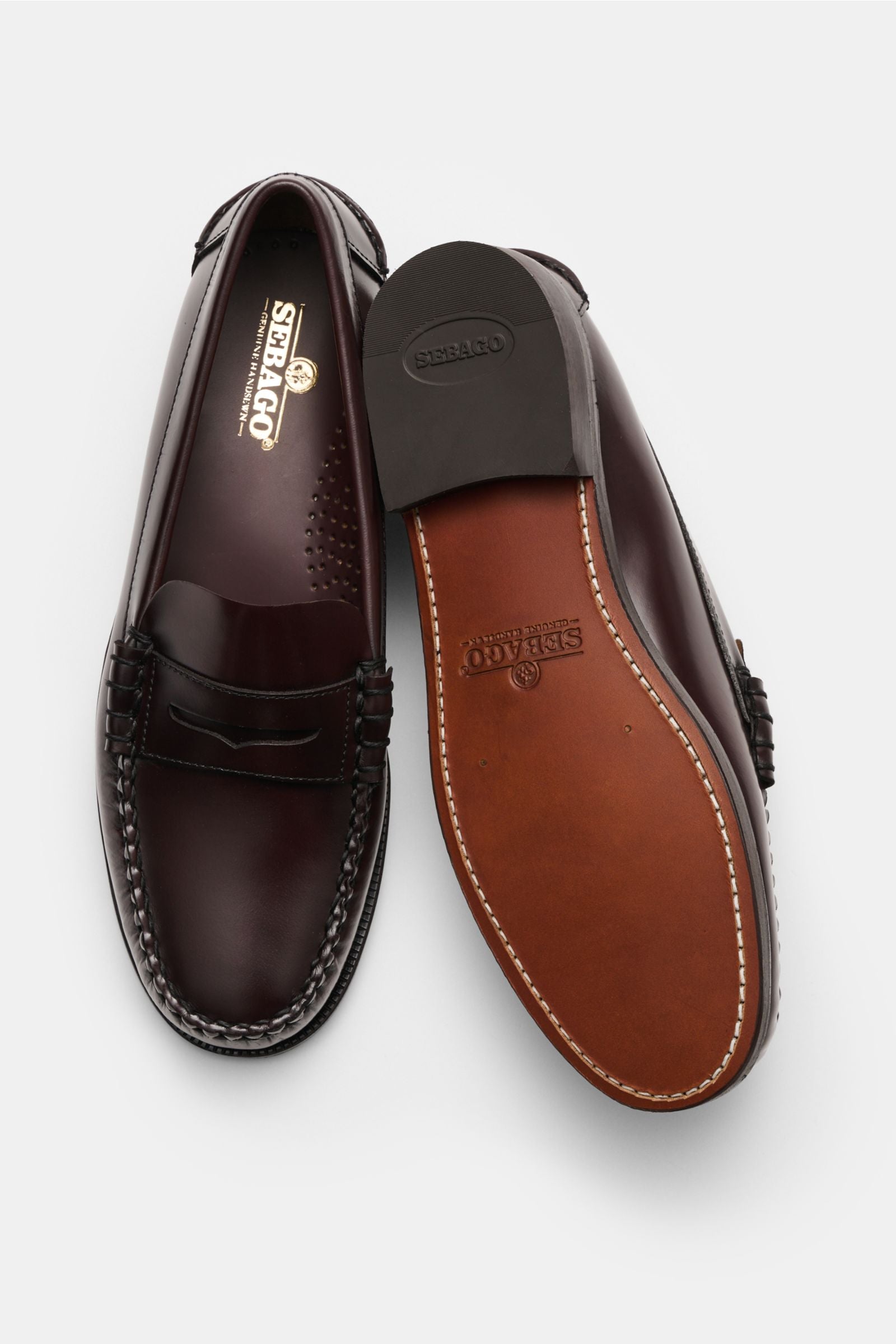 Sebago Penny loafers 'Classic Dan' - burgundy