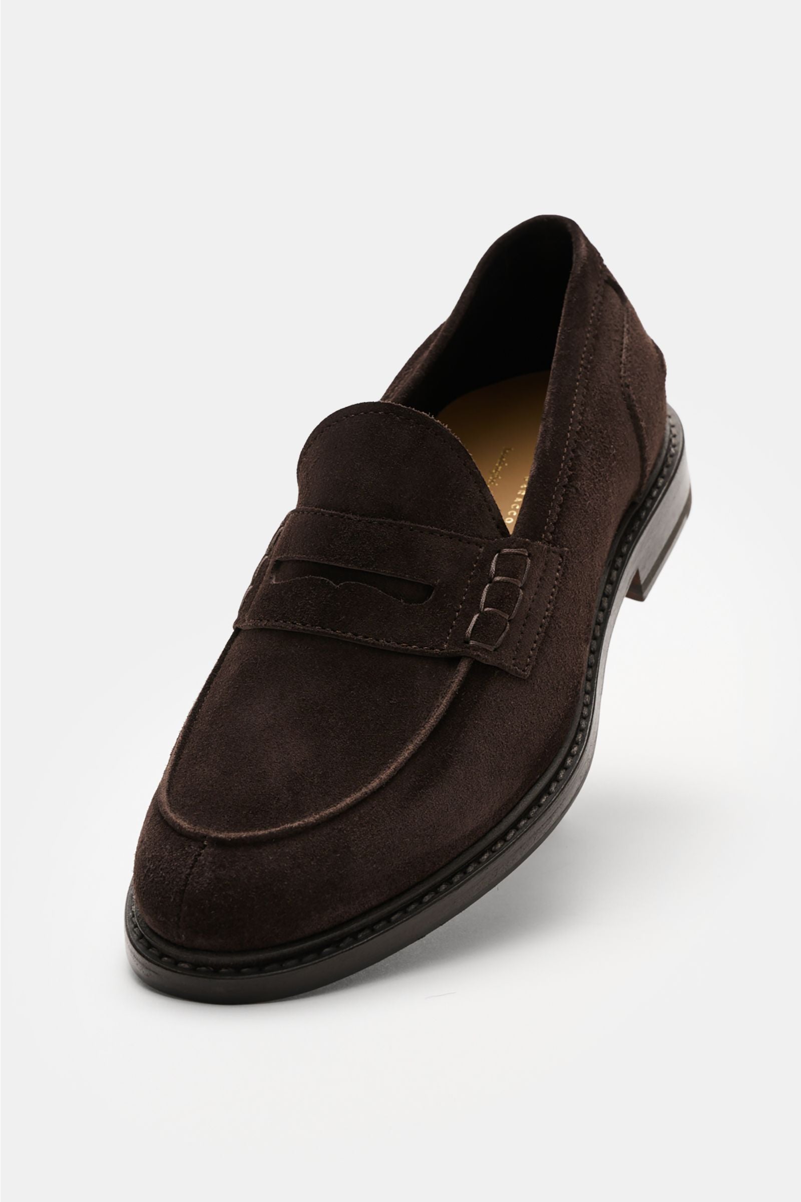 Henderson Penny loafers 'Grezzo' - dark brown