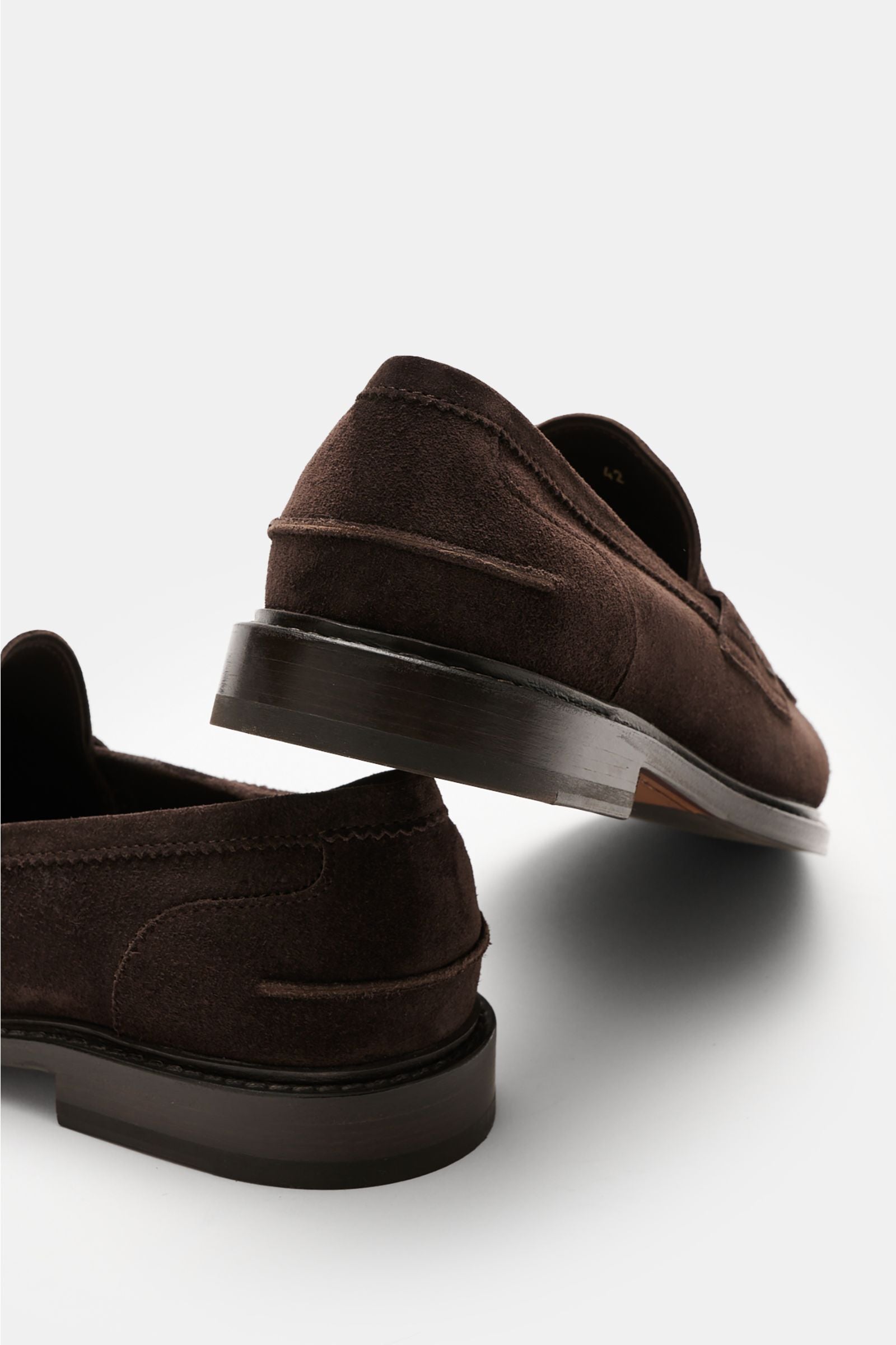 Henderson Penny loafers 'Grezzo' - dark brown