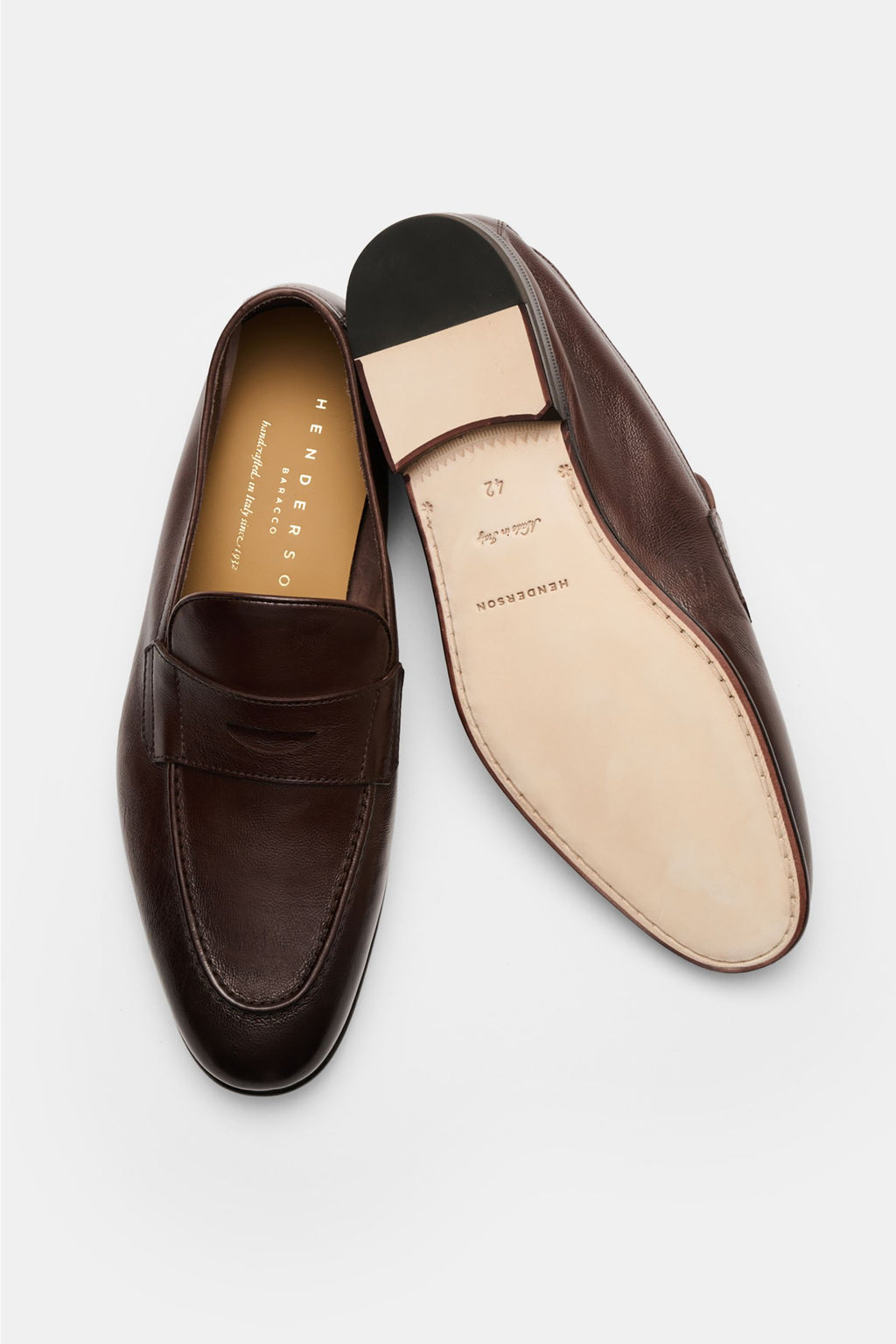 Henderson Penny loafers 'Moro' - dark brown