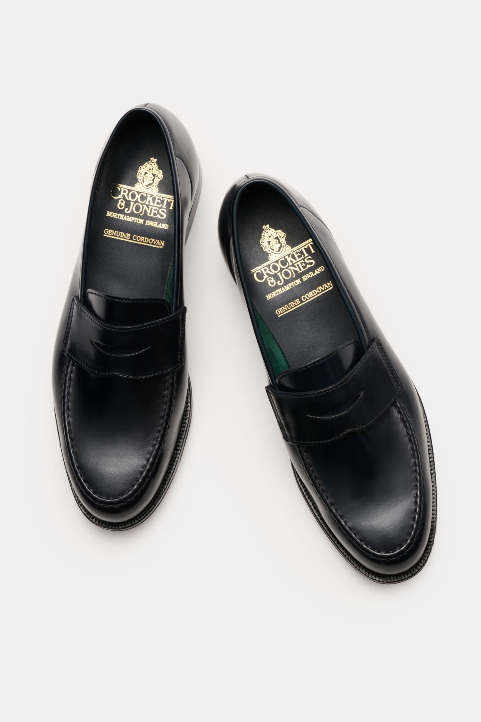 Crockett & Jones Penny loafers 'Harvard' - navy