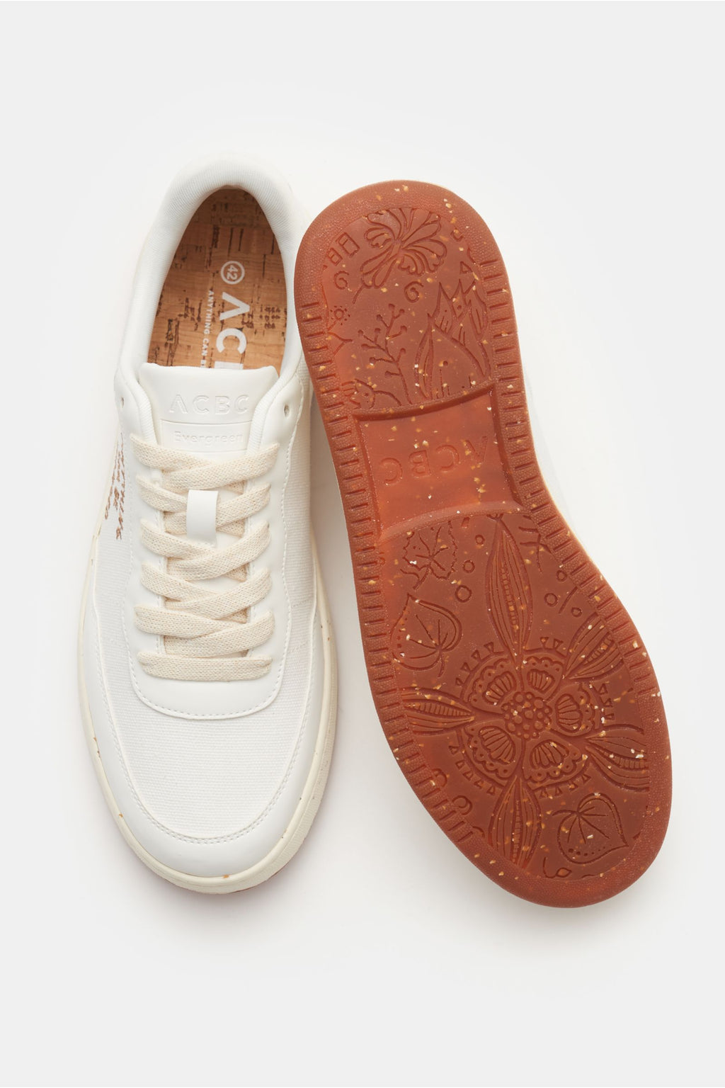 ACBC Sneakers 'Evergreen Hemp' - White