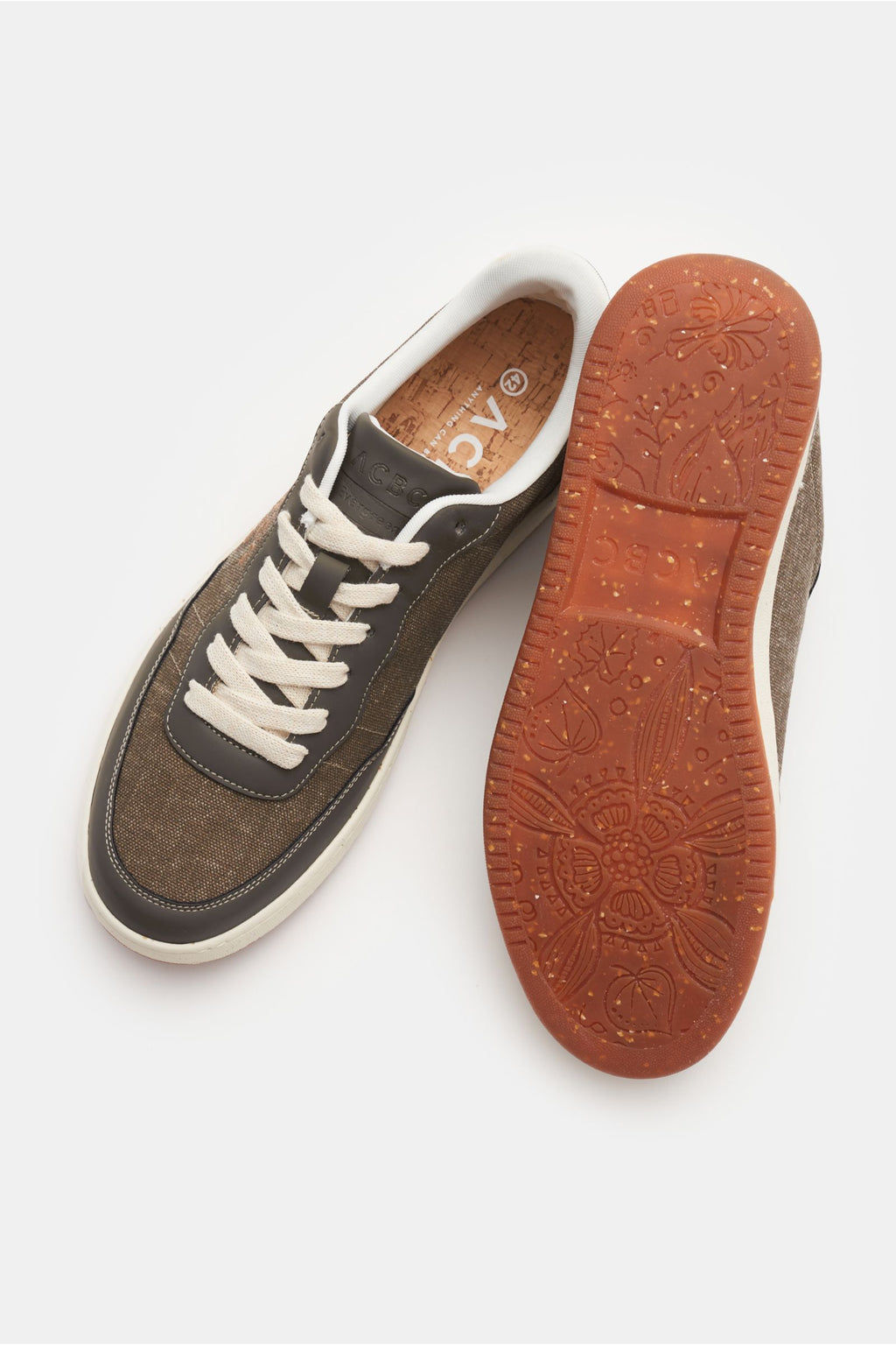 ACBC Sneakers 'Evergreen Hemp' - Dark brown