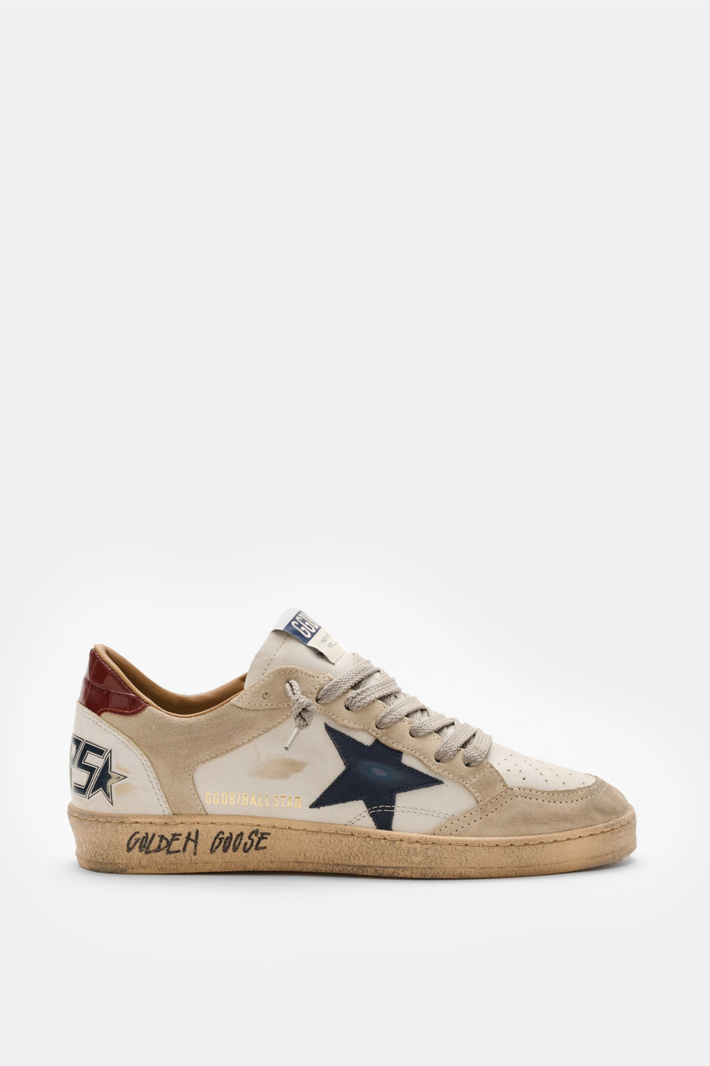 Golden Goose Sneakers 'Ball Star' - whitebeigeblack