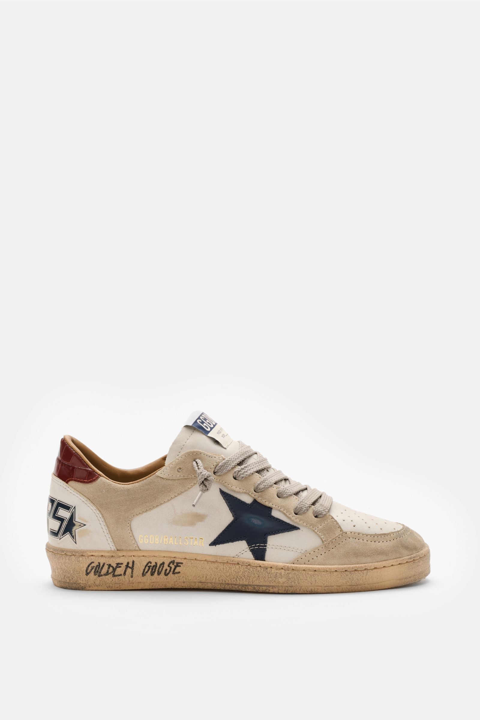 Golden Goose Sneakers 'Ball Star' - whitebeigeblack