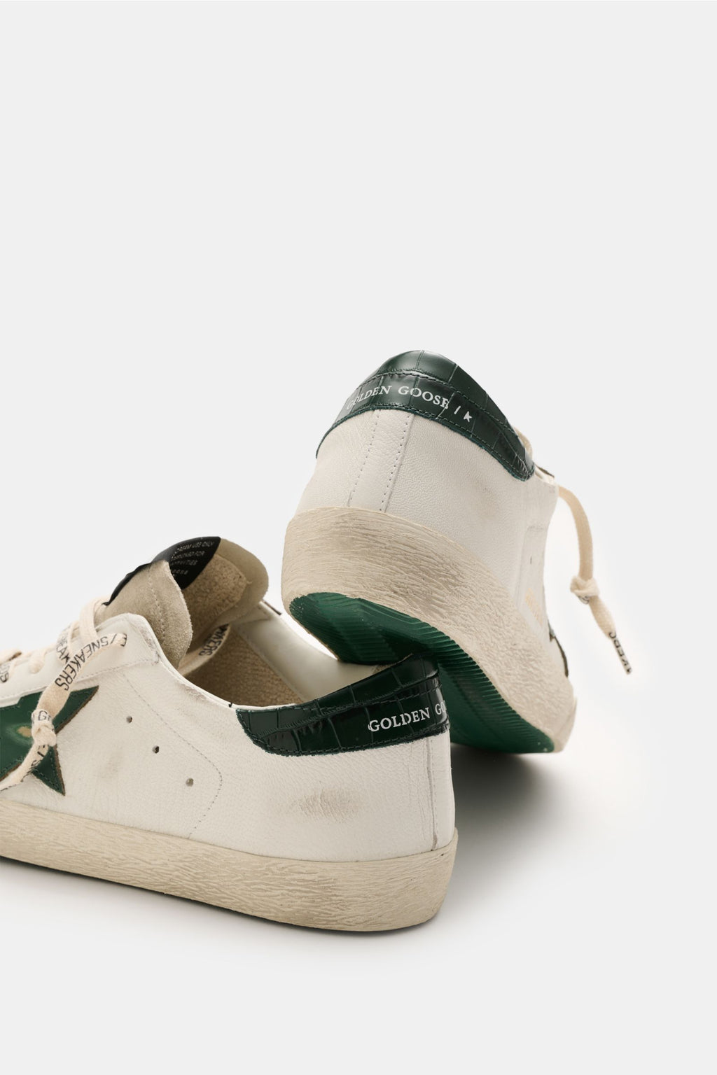 Golden Goose Sneakers 'Super-Star Classic' off-white/dark - green